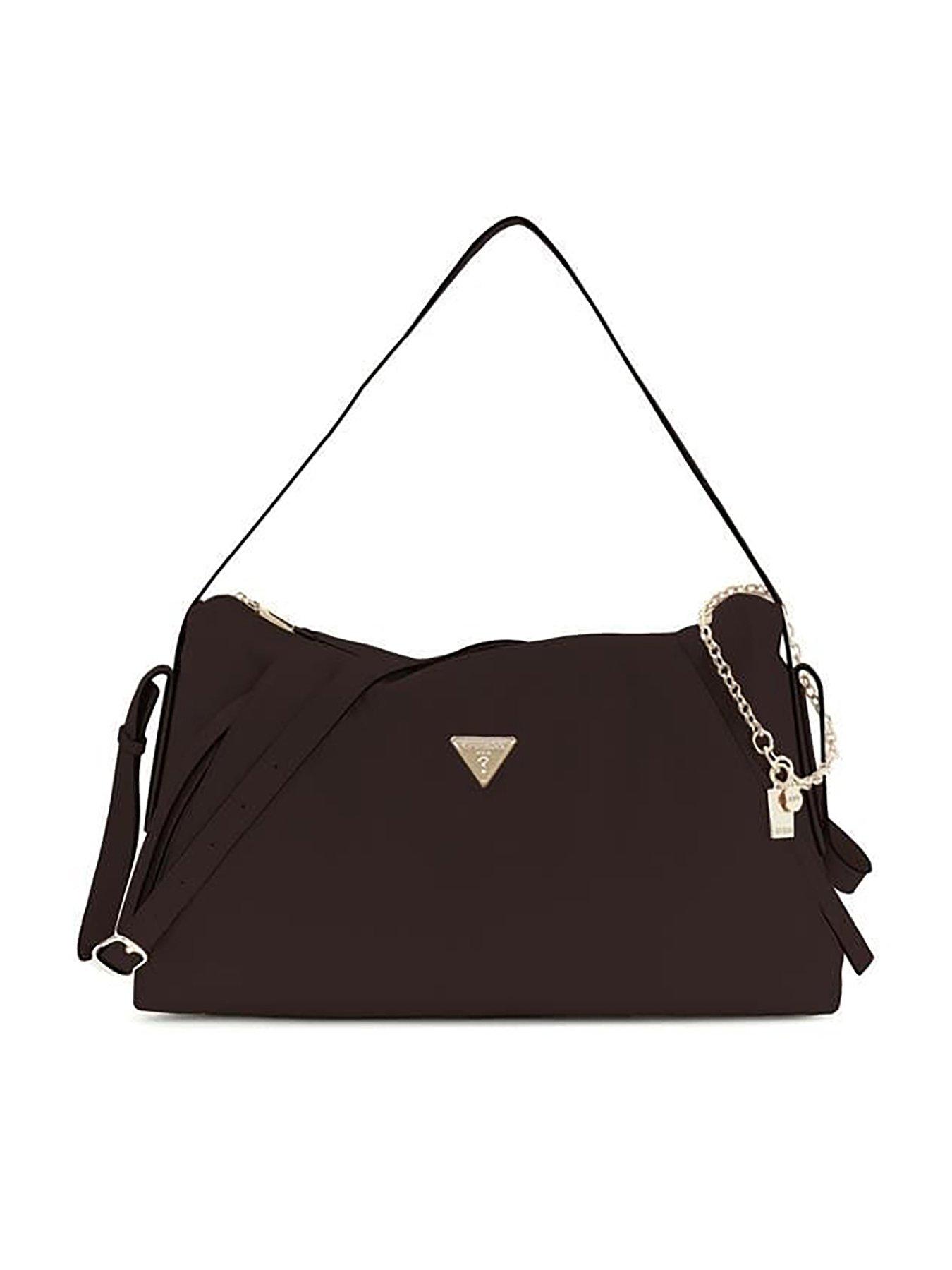 Guess Devon Large Shoulder Bag - Black