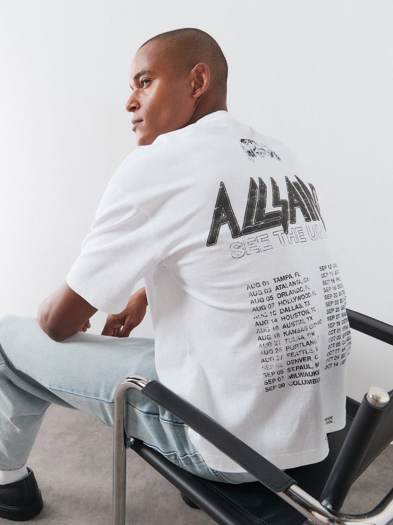 AllSaints Chromium Graphic T-shirt - White