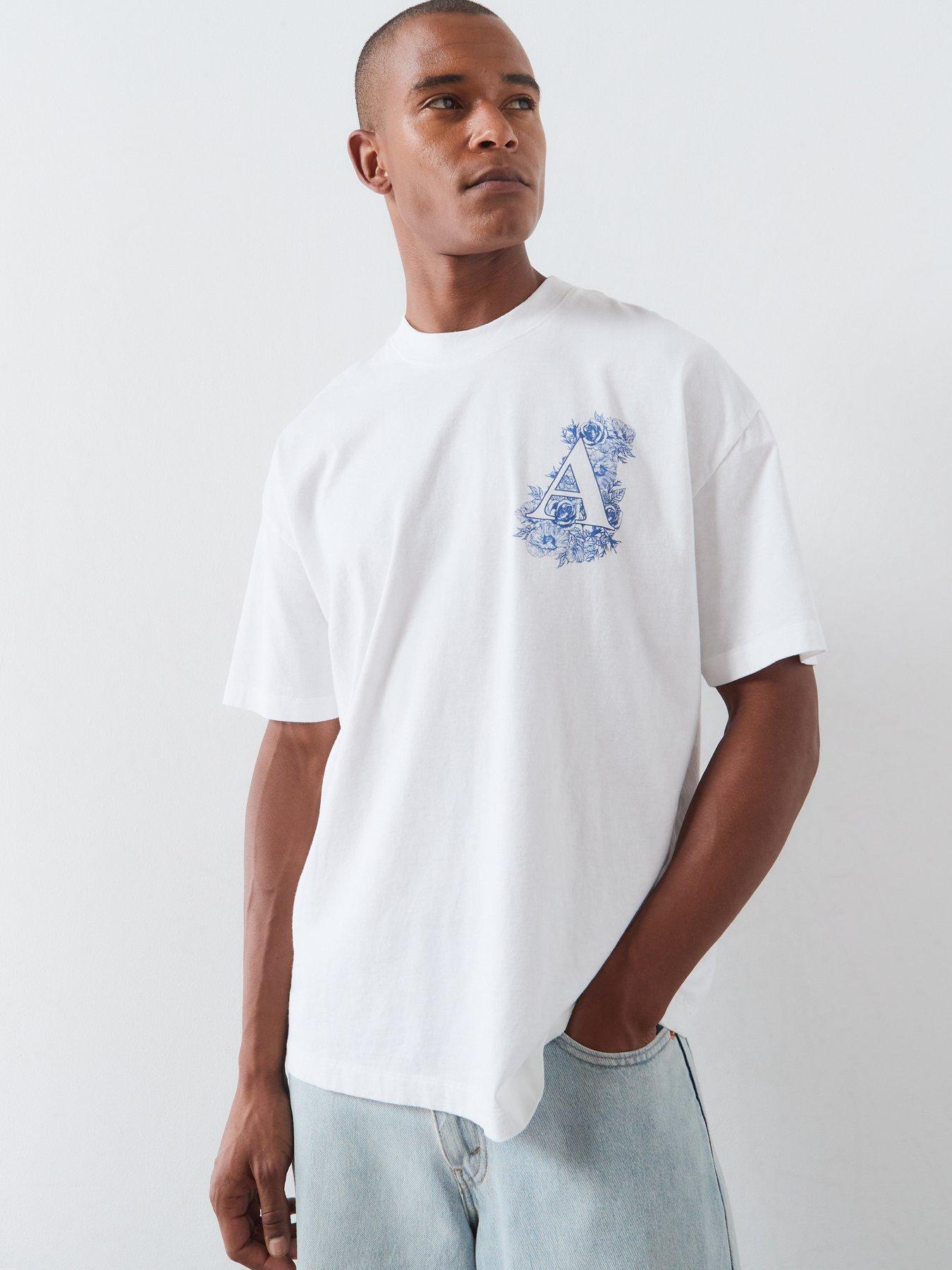 Image 2 of 6 of AllSaints Anthos Graphic T-Shirt - White