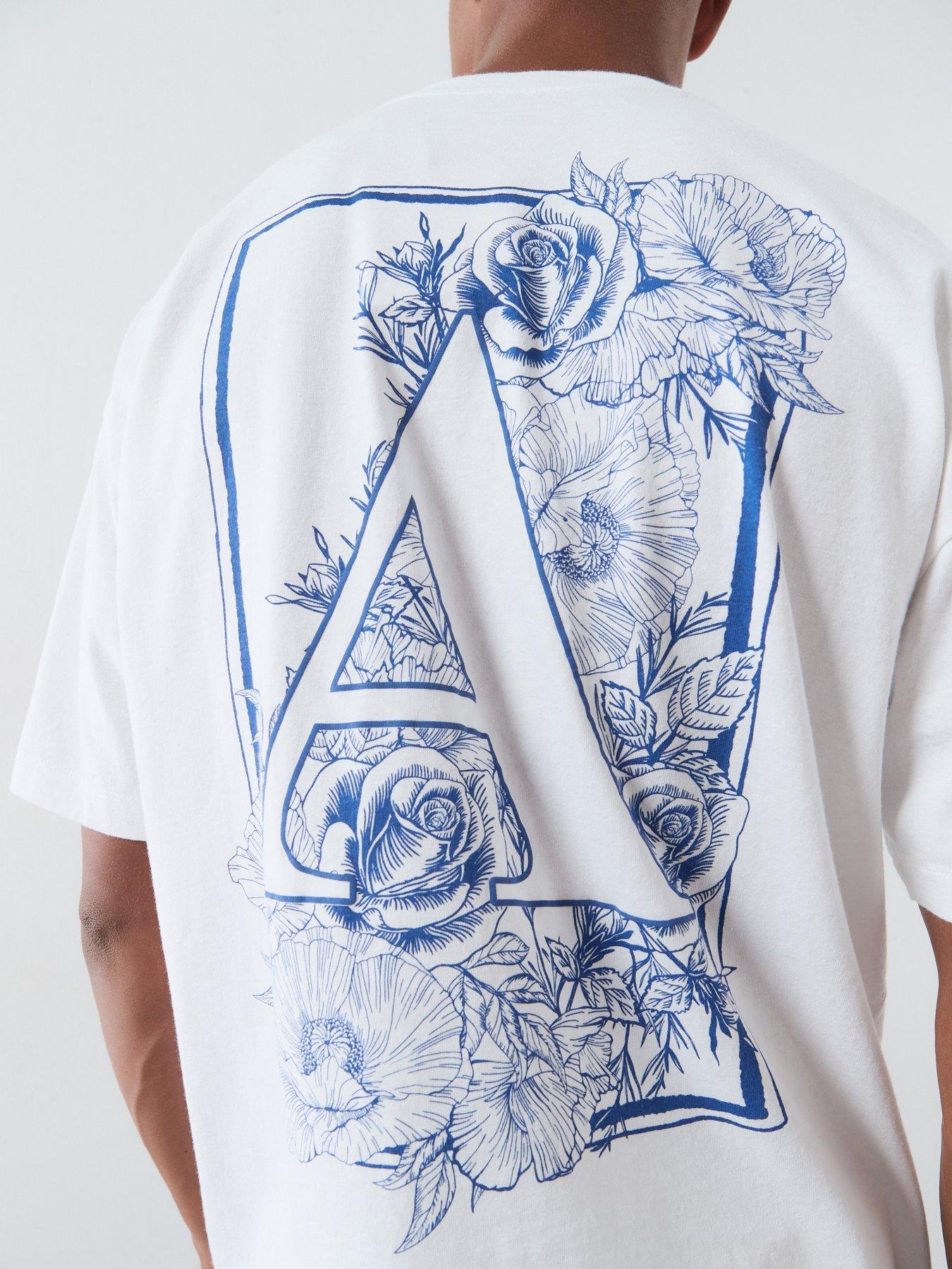 Image 5 of 6 of AllSaints Anthos Graphic T-Shirt - White