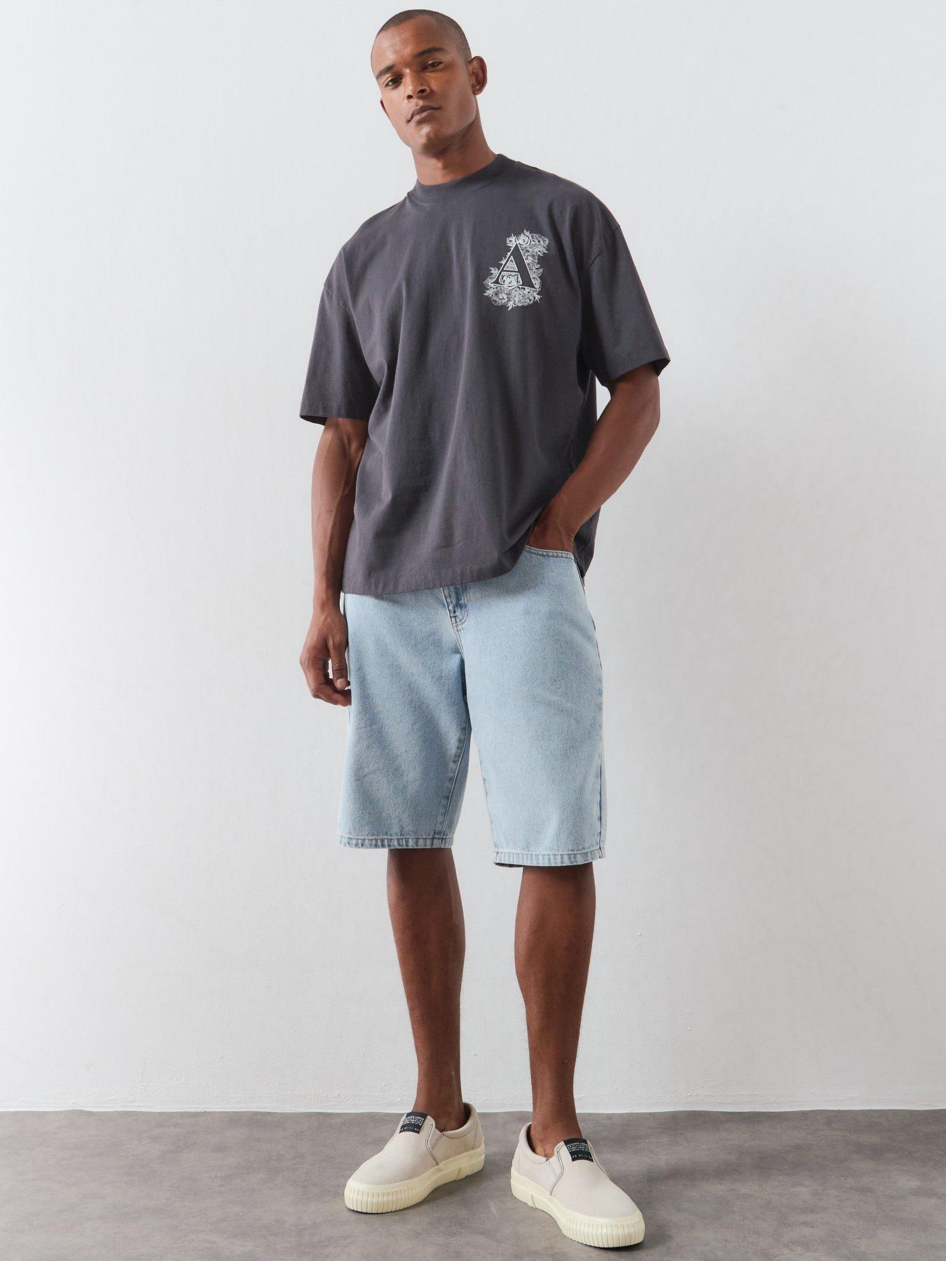 Image 3 of 5 of AllSaints Anthos Graphic T-Shirt - Black