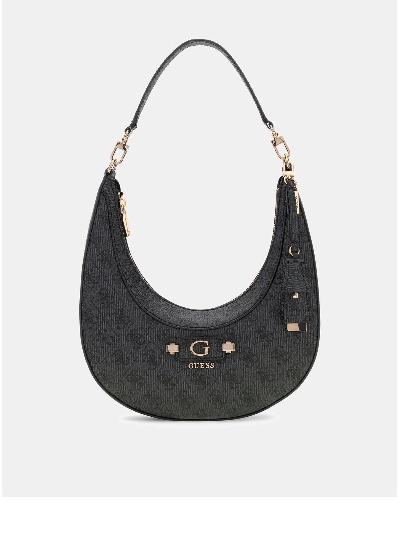 Guess Lindsey Hobo Bag - Dark Grey
