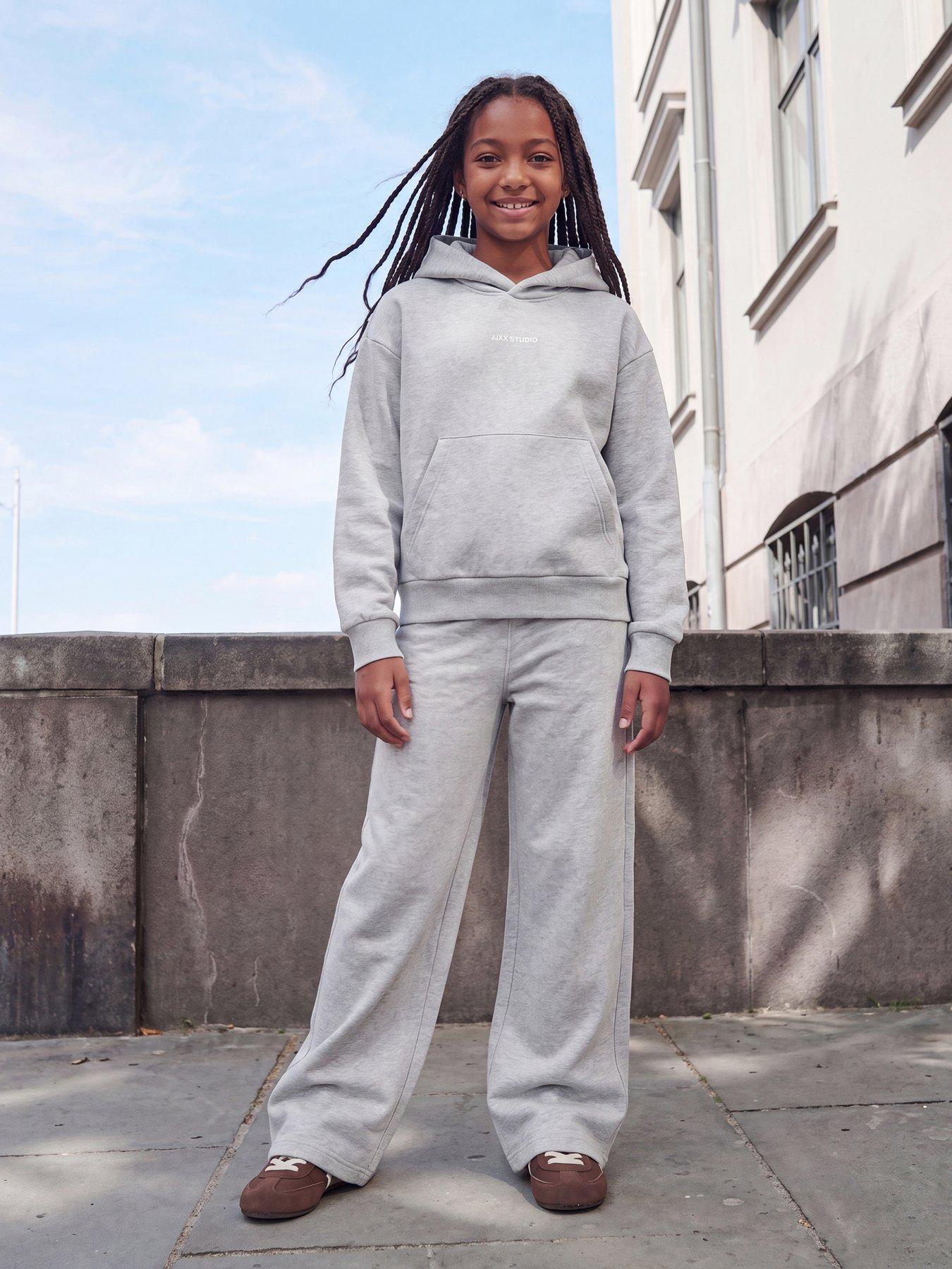 JJXX Girl Girls Studio Vesterbro Joggers - Grey