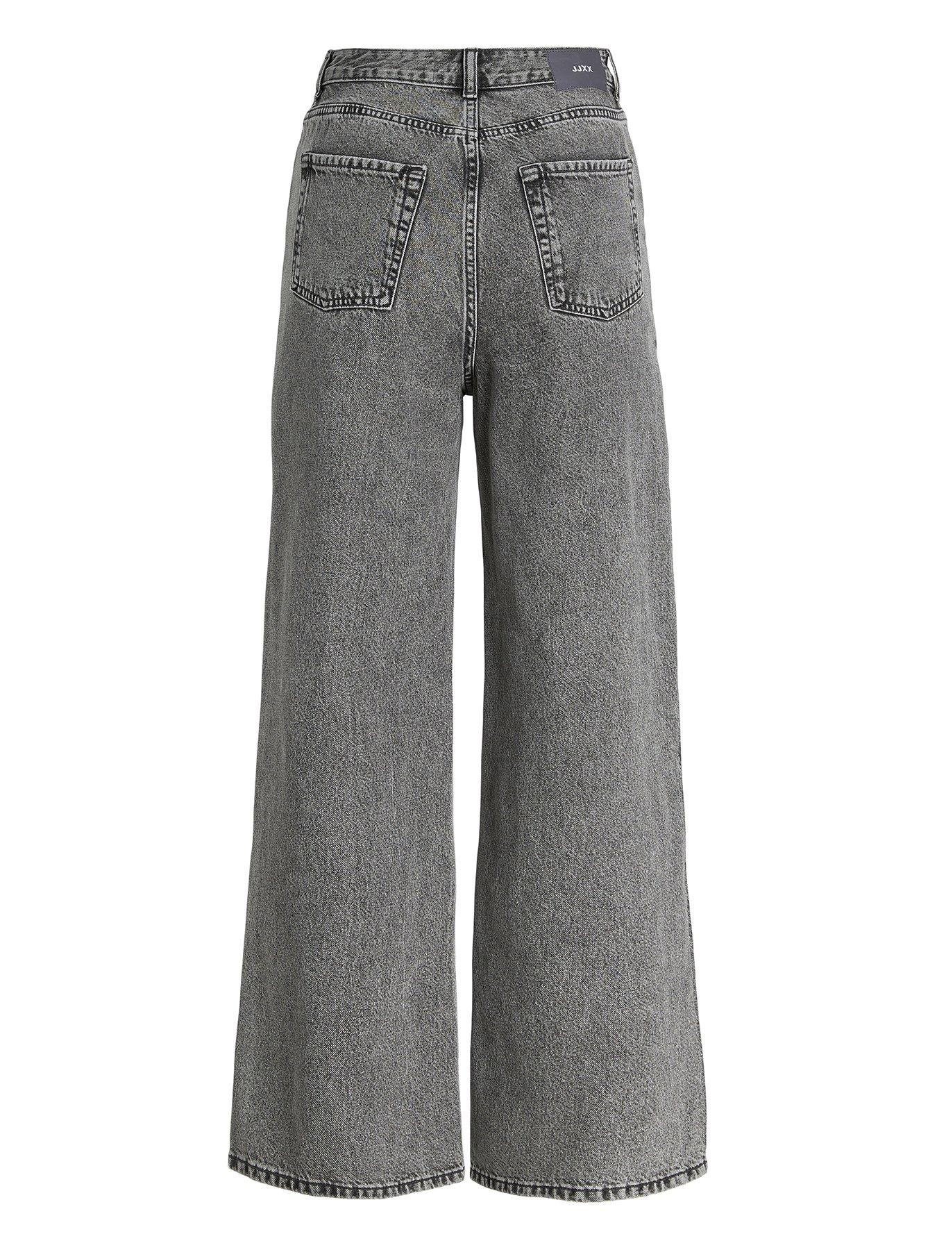 Image 3 of 6 of JJXX Girl Girls Tokyo M6119 Wide Leg Jeans - Grey