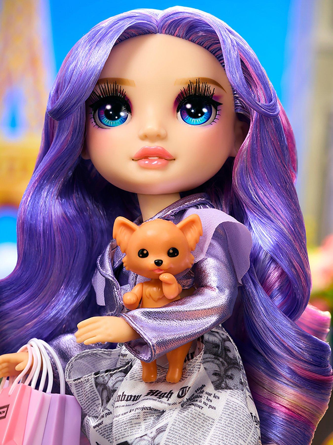 Image 3 of 7 of Rainbow High Pretty in Paris Fashion - Violet Willow (Purple)