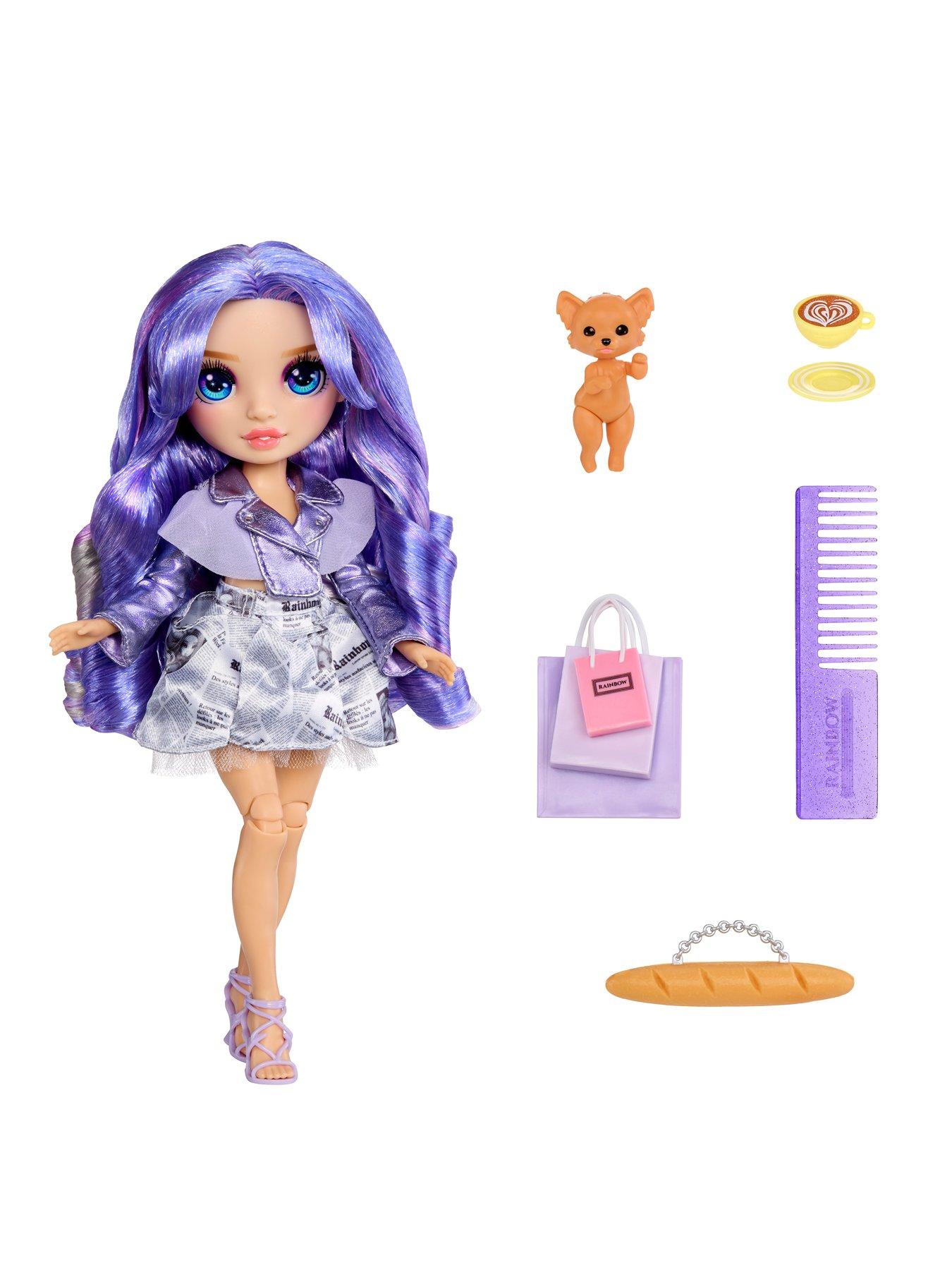 Image 5 of 7 of Rainbow High Pretty in Paris Fashion - Violet Willow (Purple)