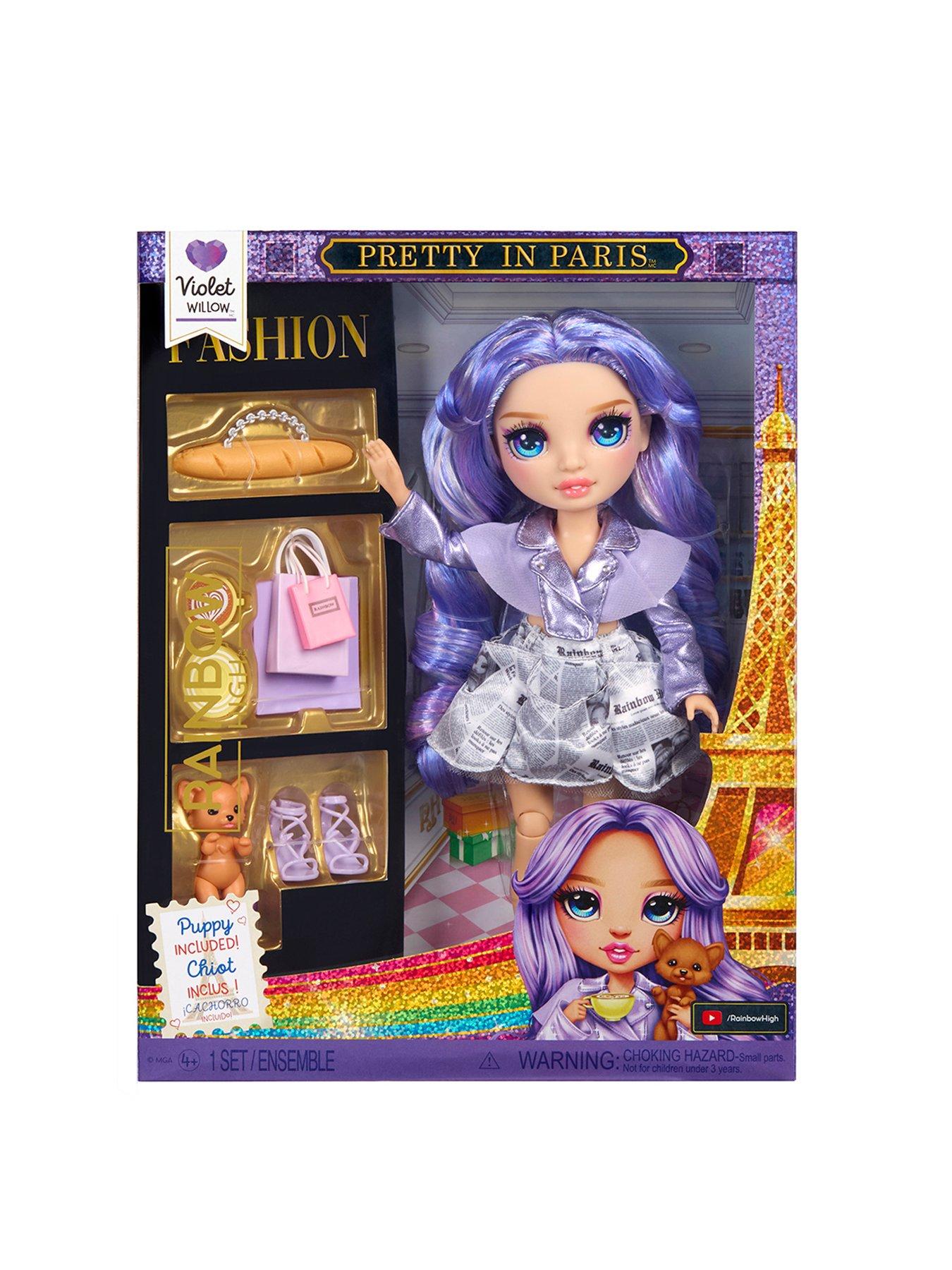Image 7 of 7 of Rainbow High Pretty in Paris Fashion - Violet Willow (Purple)
