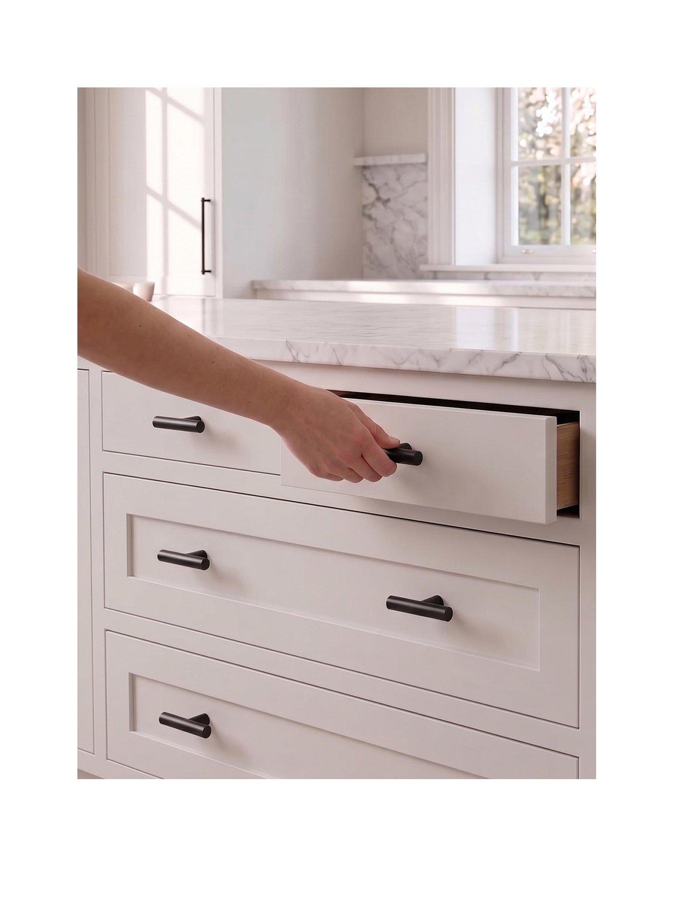 Image 1 of 5 of Pushka Home Brass T Bar - Black