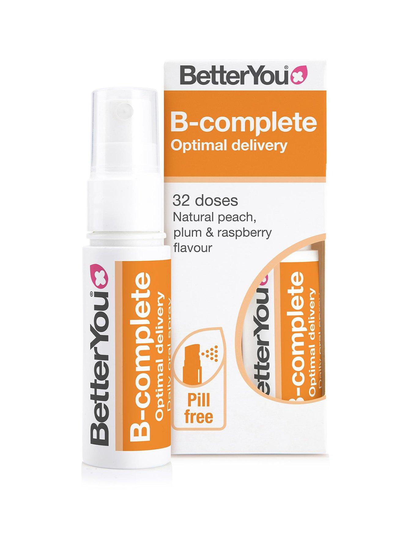Image 1 of 6 of BetterYou BetterYou - Vitamin B Complete - Peach Plum & Raspberry - 25ml