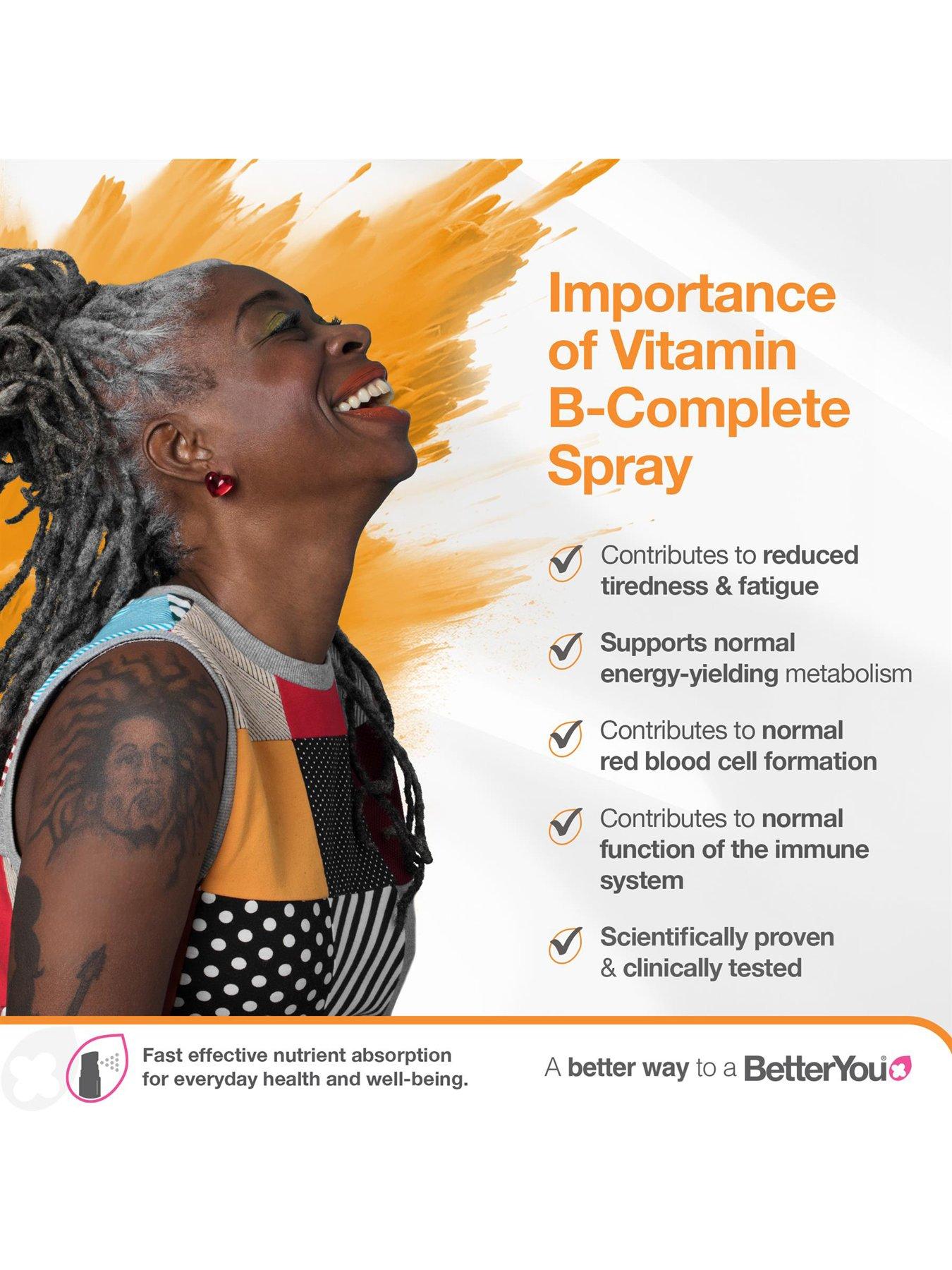 Image 2 of 6 of BetterYou BetterYou - Vitamin B Complete - Peach Plum & Raspberry - 25ml