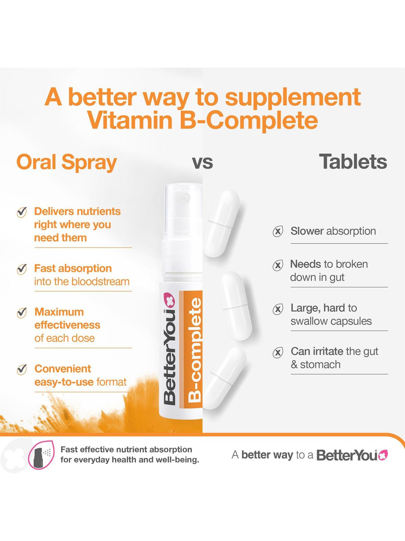 Image 4 of 6 of BetterYou BetterYou - Vitamin B Complete - Peach Plum & Raspberry - 25ml