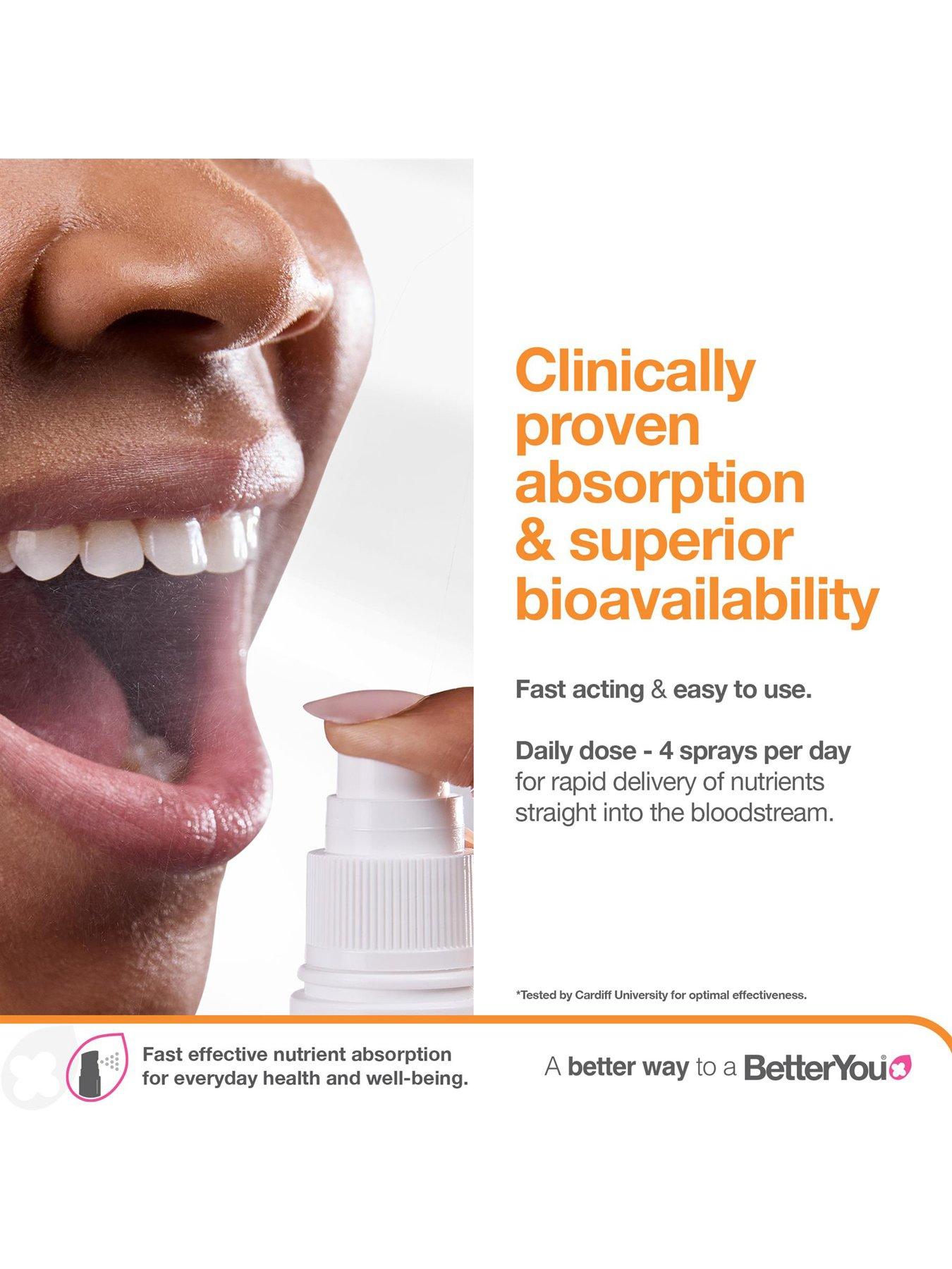 Image 5 of 6 of BetterYou BetterYou - Vitamin B Complete - Peach Plum & Raspberry - 25ml
