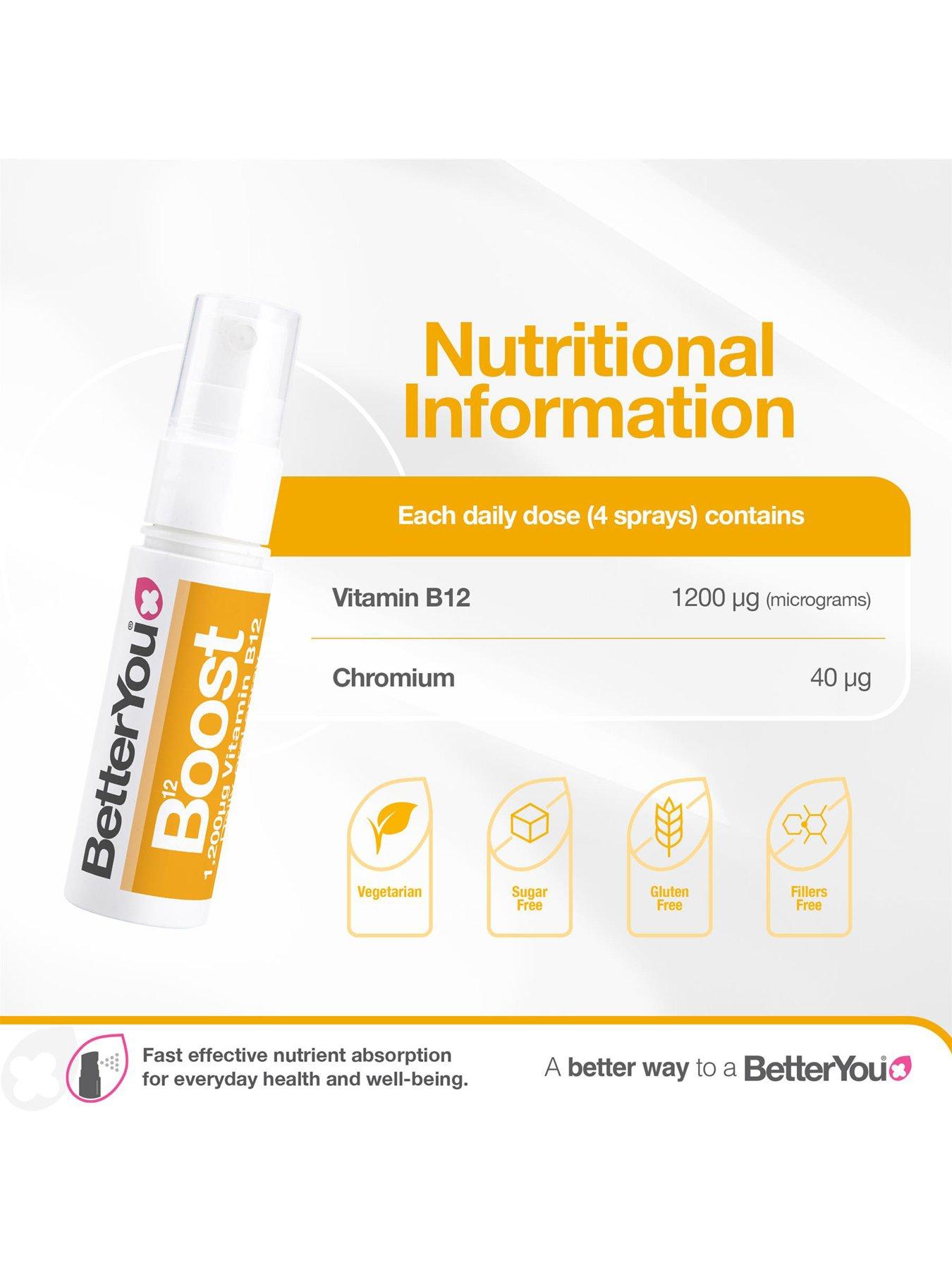 Image 3 of 6 of BetterYou BetterYou - Vitamin B12 - Apricot - 25ml