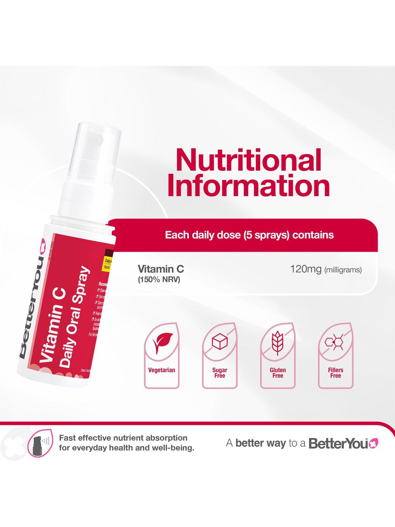 Image 3 of 6 of BetterYou BetterYou - Vitamin C - Cherry & Pomegranate - 50ml