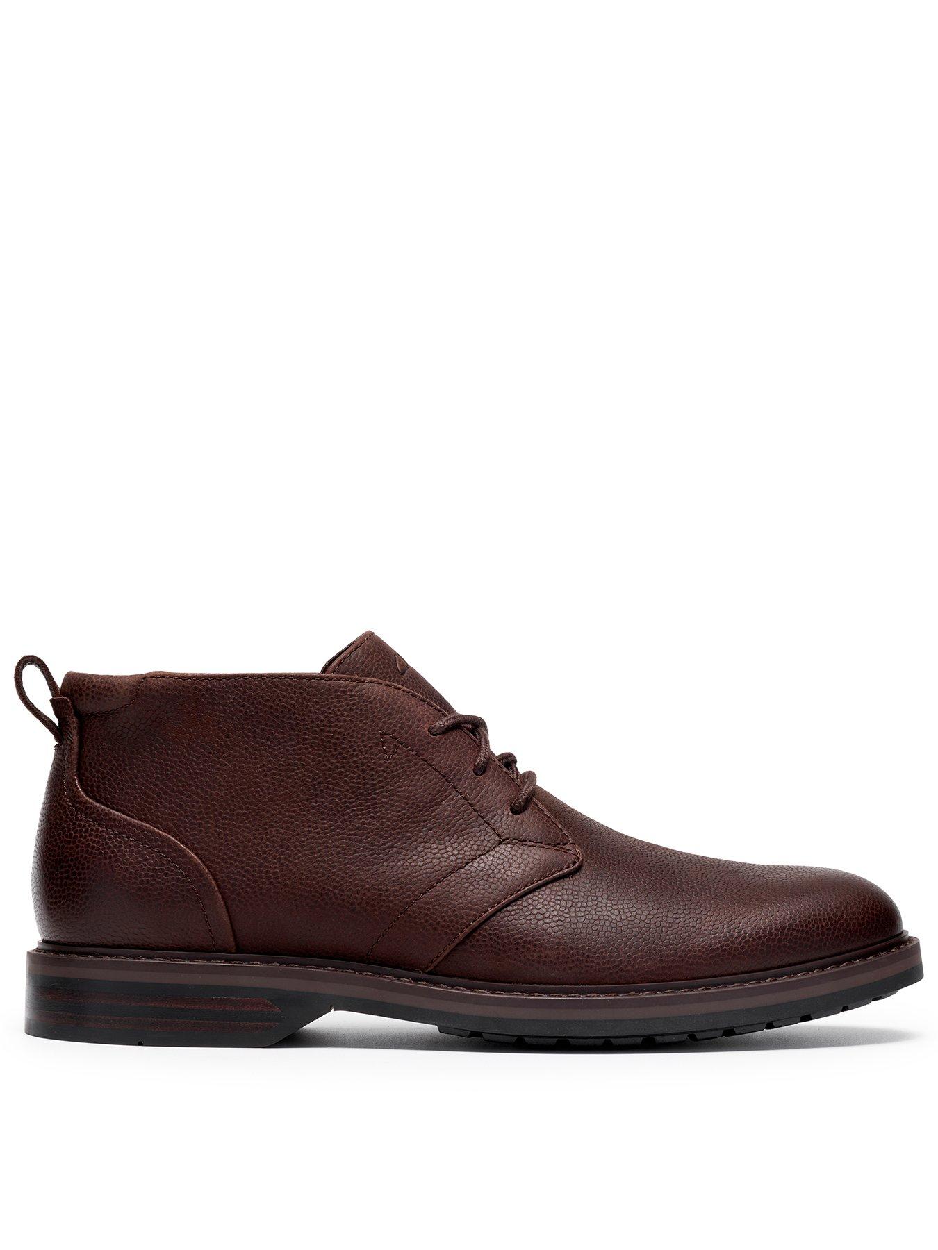 Clarks Aldwin Chukka Boot, Brown, Size 9, Men