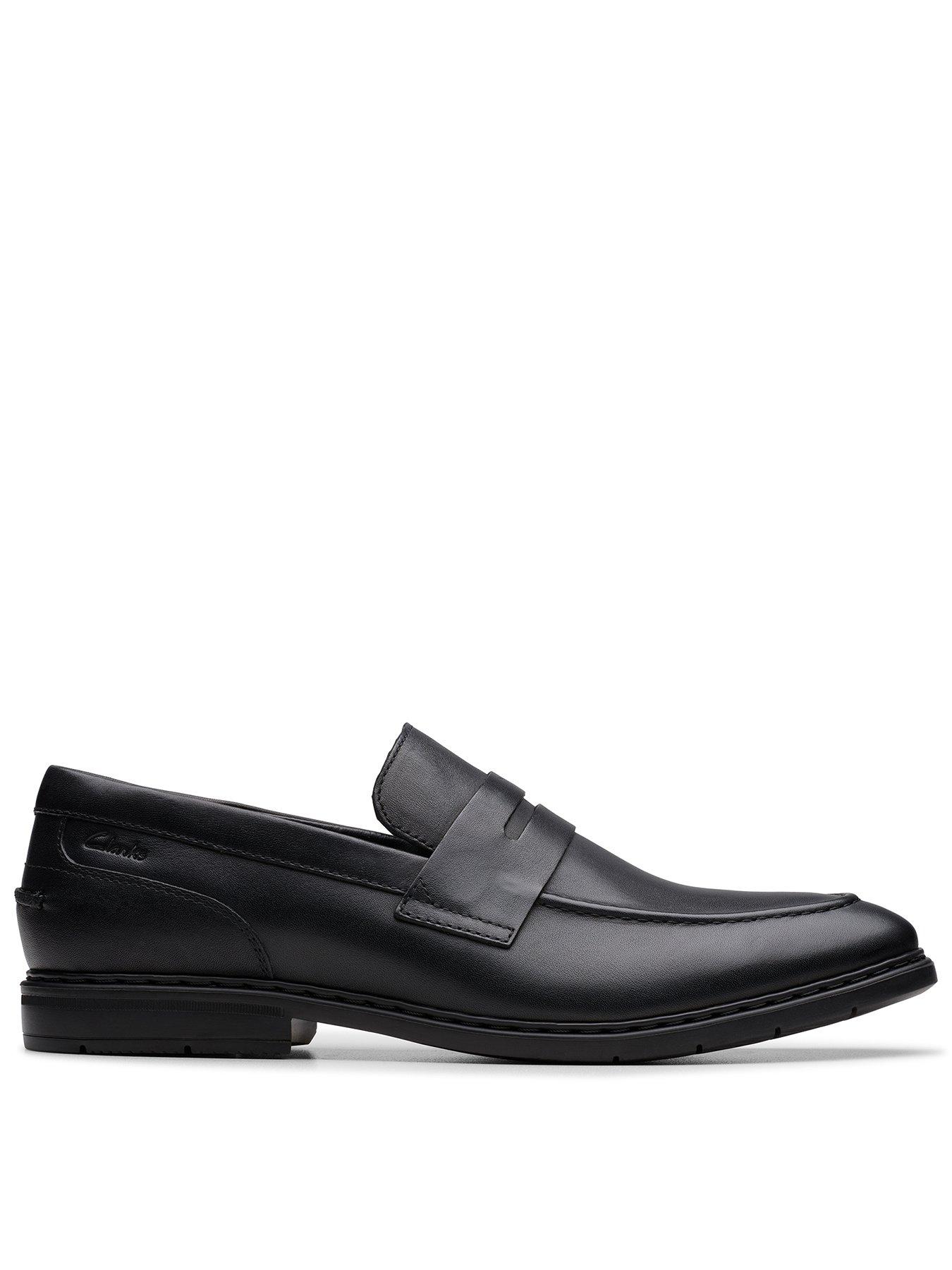 Clarks Banbury Loafer, Black, Size 10, Men