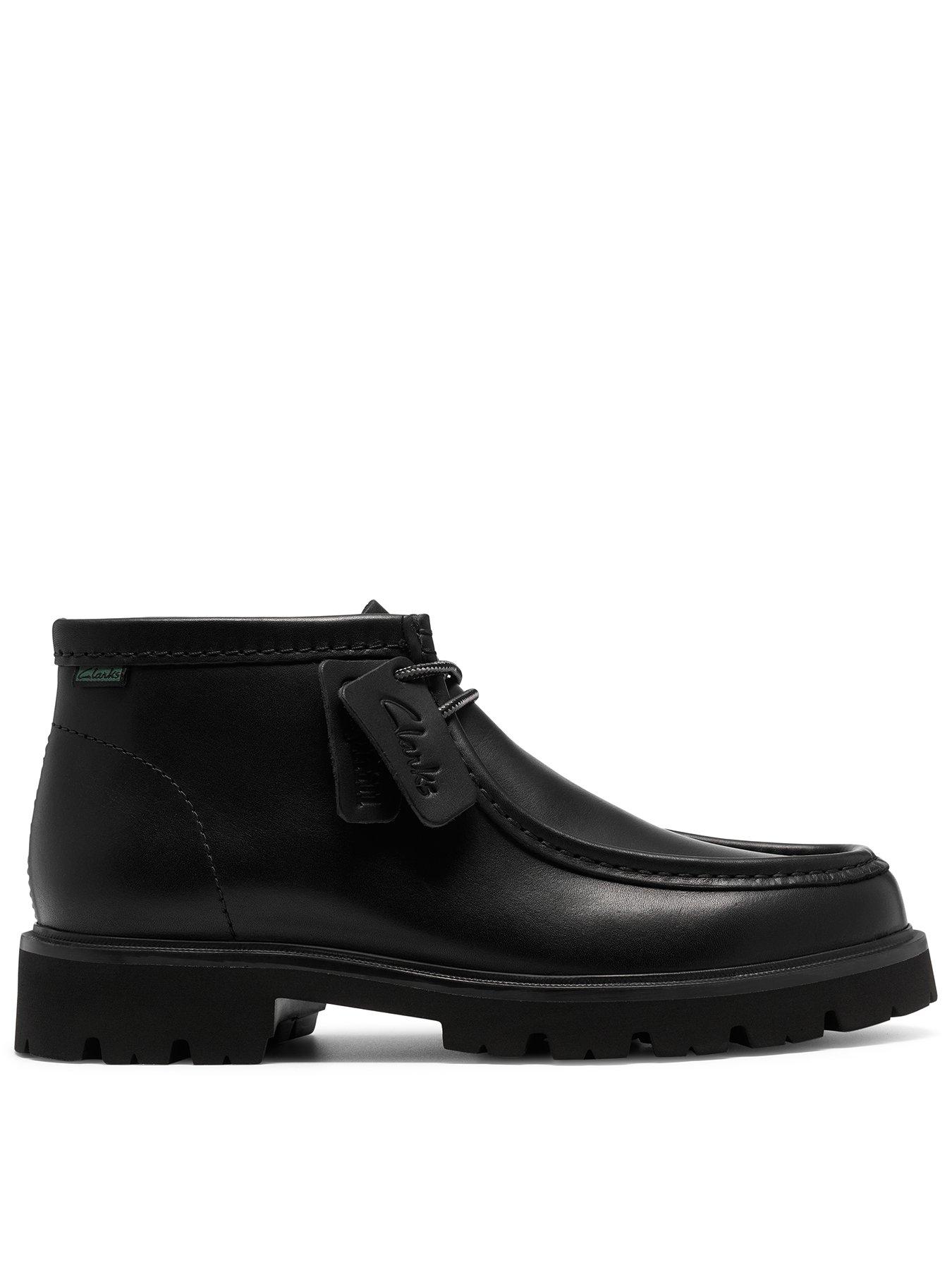 Clarks Cleyhill Lace Up Boot, Black, Size 7, Men