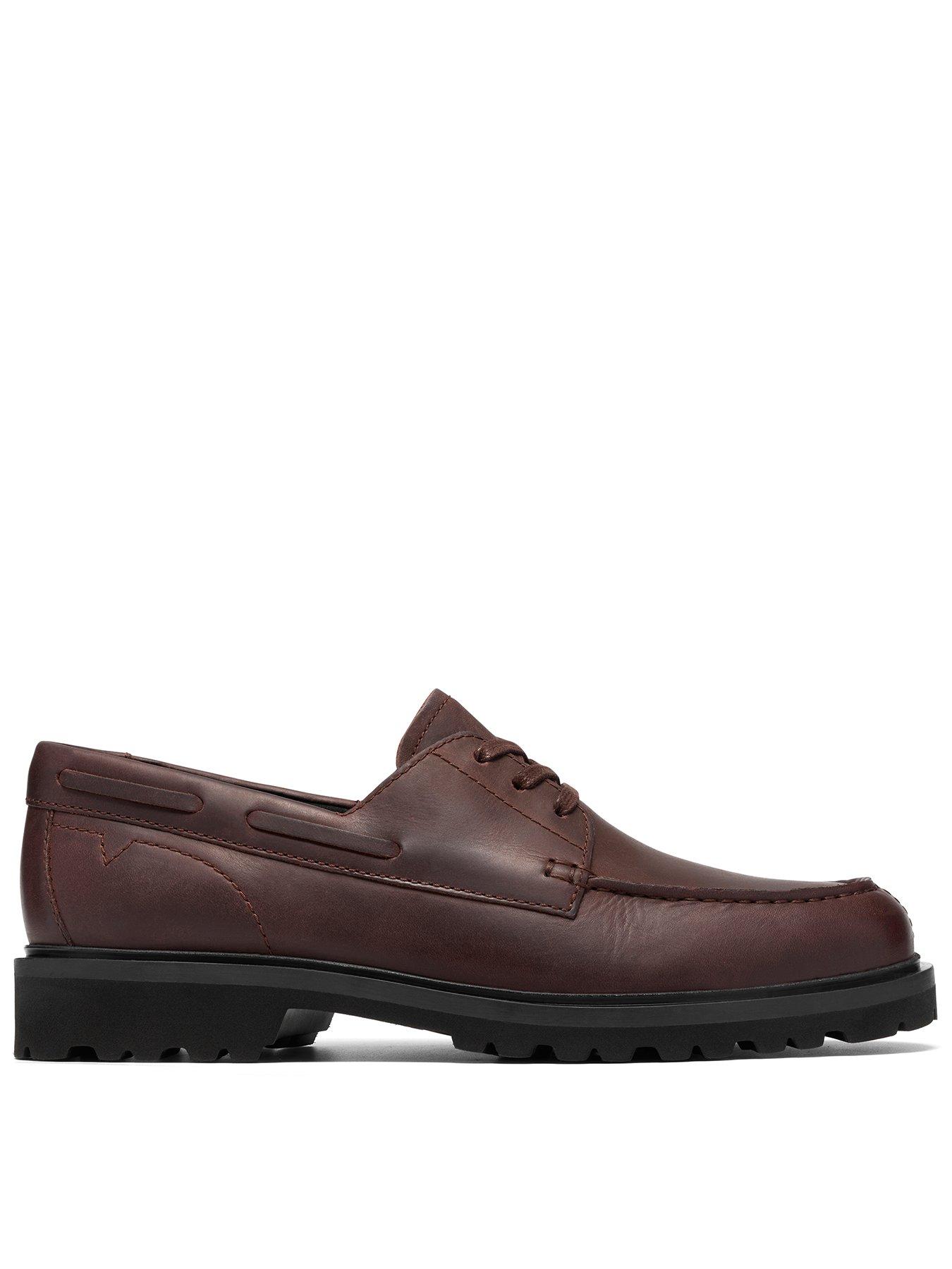 Clarks Berwick Boat Shoe, Brown, Size 10, Men - Image 3