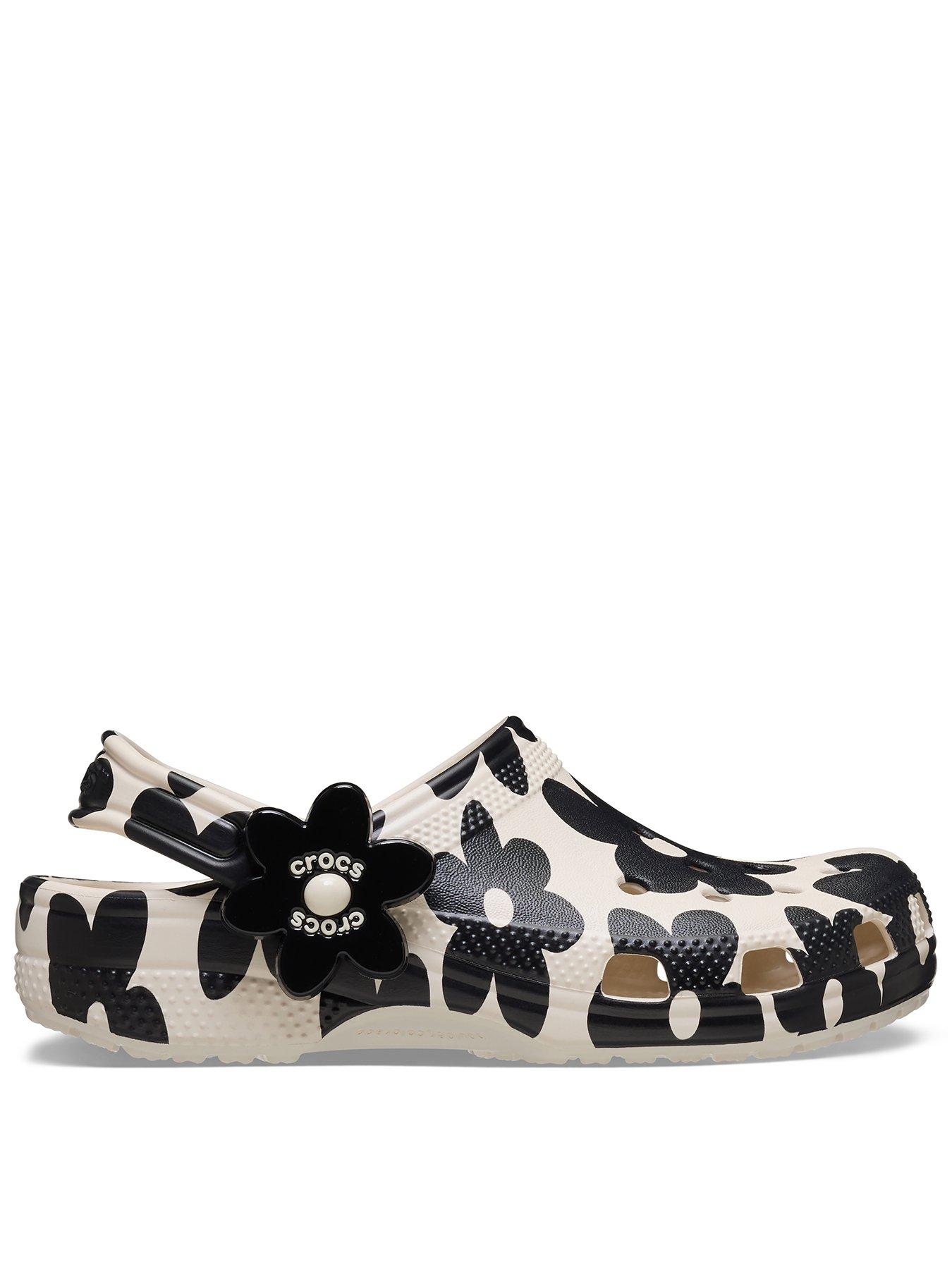 Image 1 of 5 of Crocs Kids Classic Pop Petals Clog - Summit White