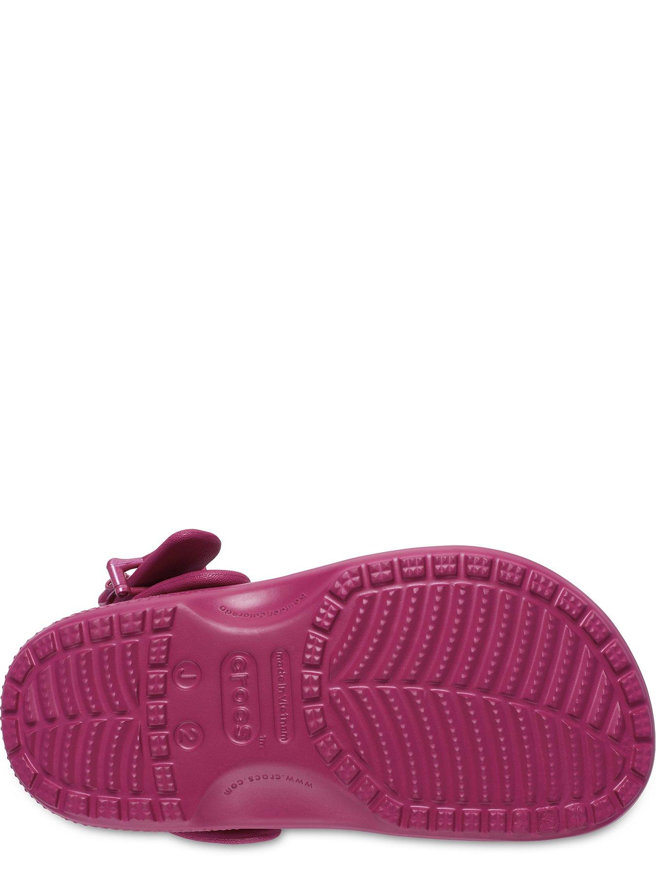 Image 5 of 7 of Crocs Junior Classic Star Buckle Clog - Royal Pink