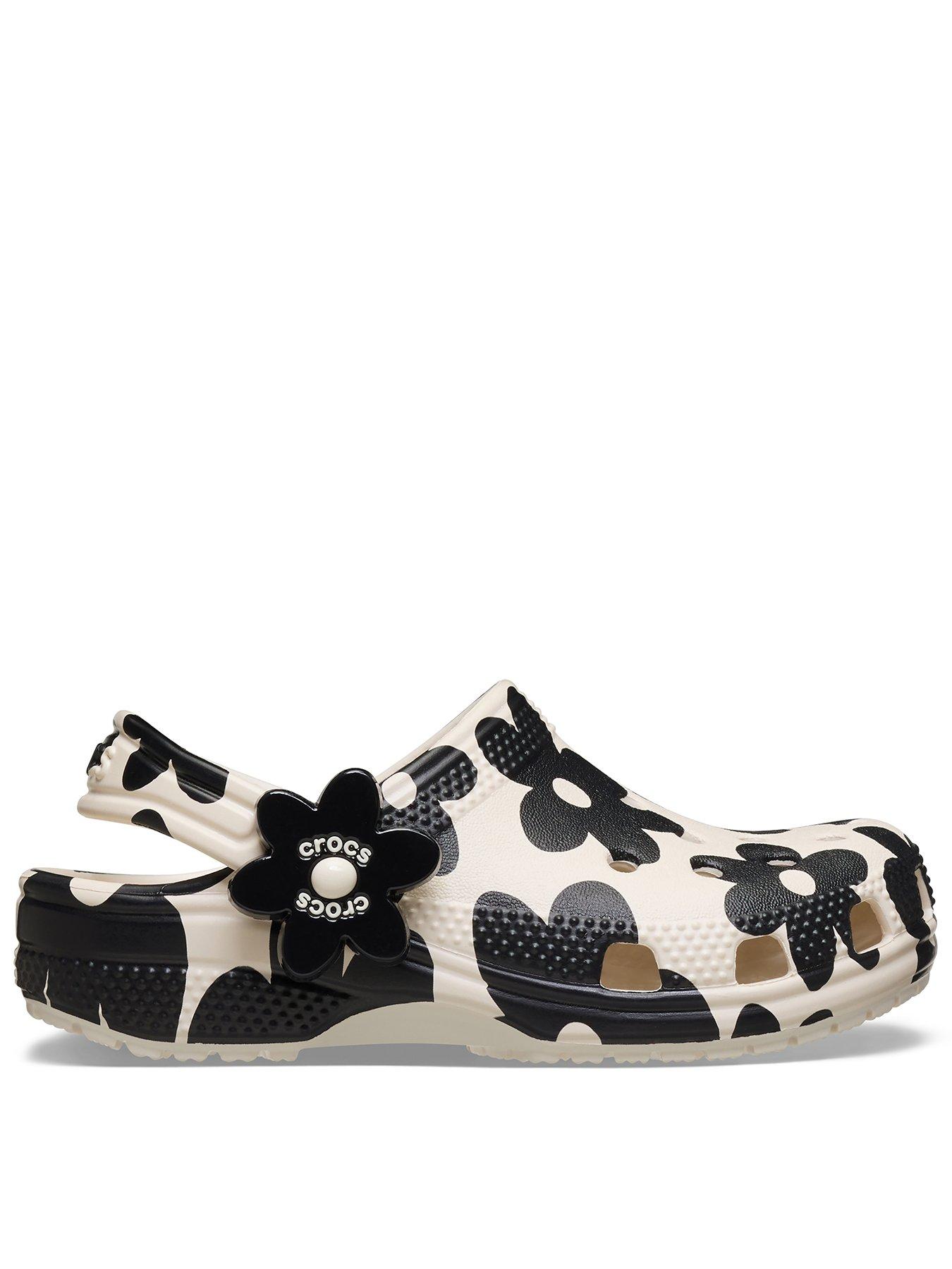 Crocs Classic Pop Petals Clog - Summit White/Multi