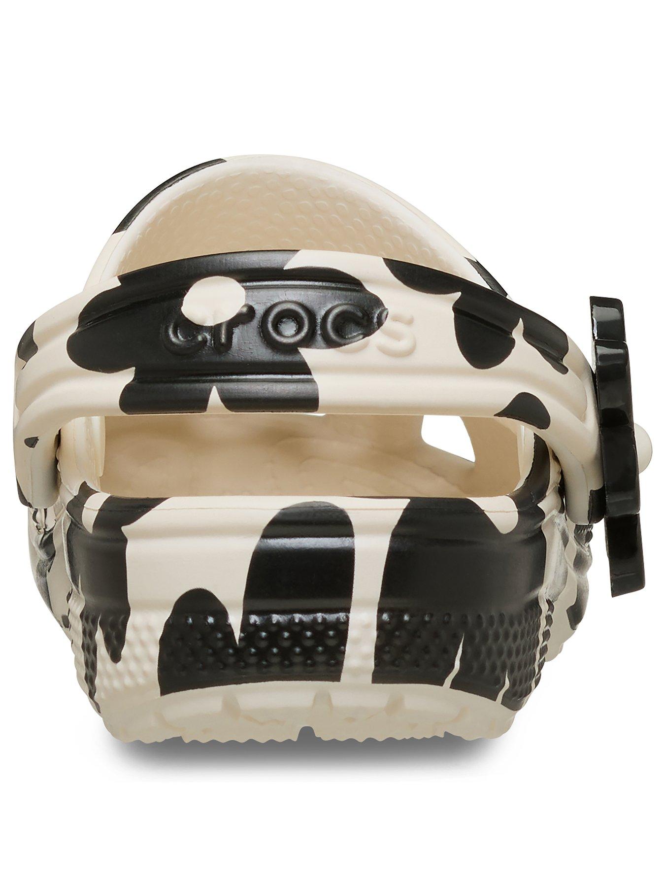 Image 3 of 6 of Crocs Kids Classic Pop Petals Clog - Summit White/black