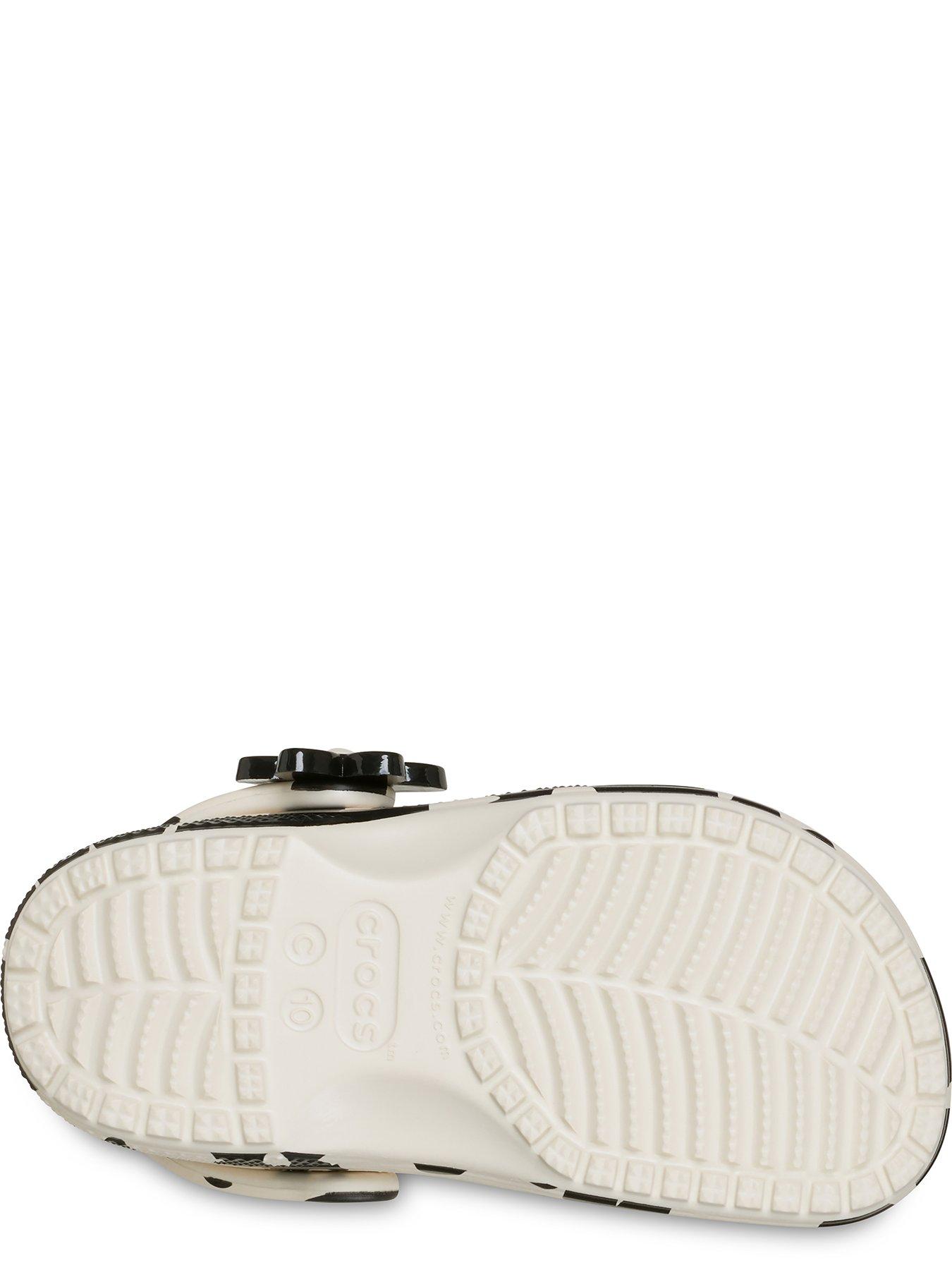 Image 5 of 6 of Crocs Kids Classic Pop Petals Clog - Summit White/black
