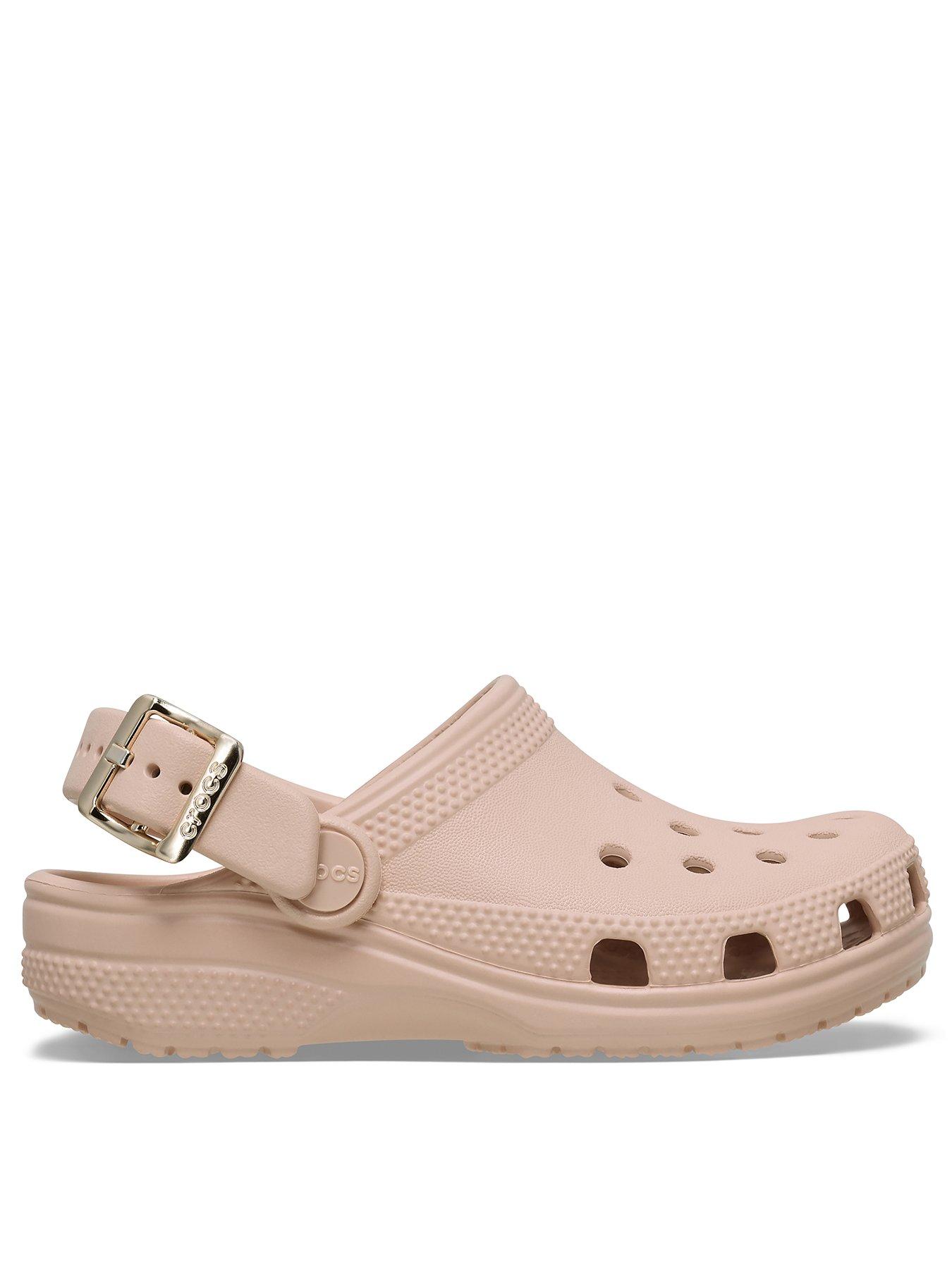Crocs Classic Metallic Buckle Clog - Pink
