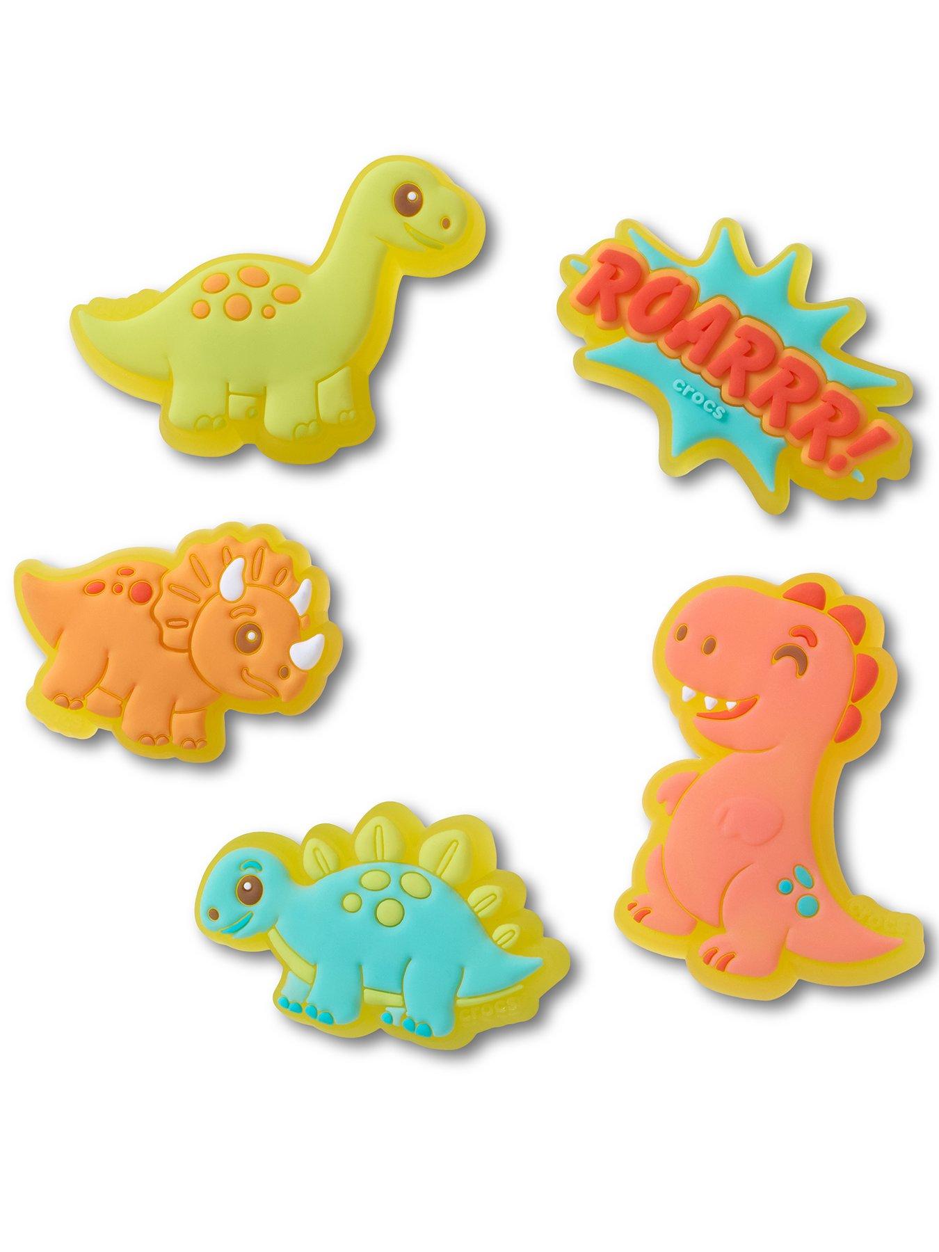 Image 1 of 3 of Crocs Kids Lights Up Little Dinos 5 Pack - Multi