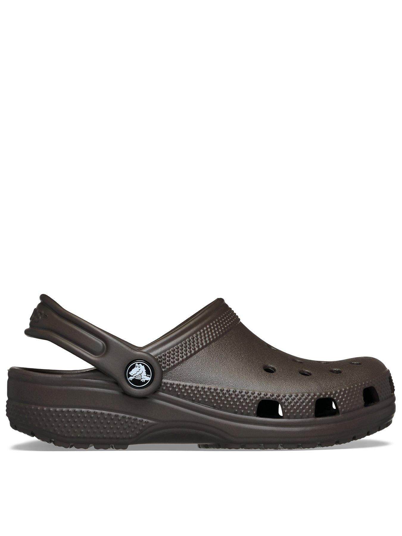 Image 1 of 6 of Crocs Kids Classic Clogs - Brown