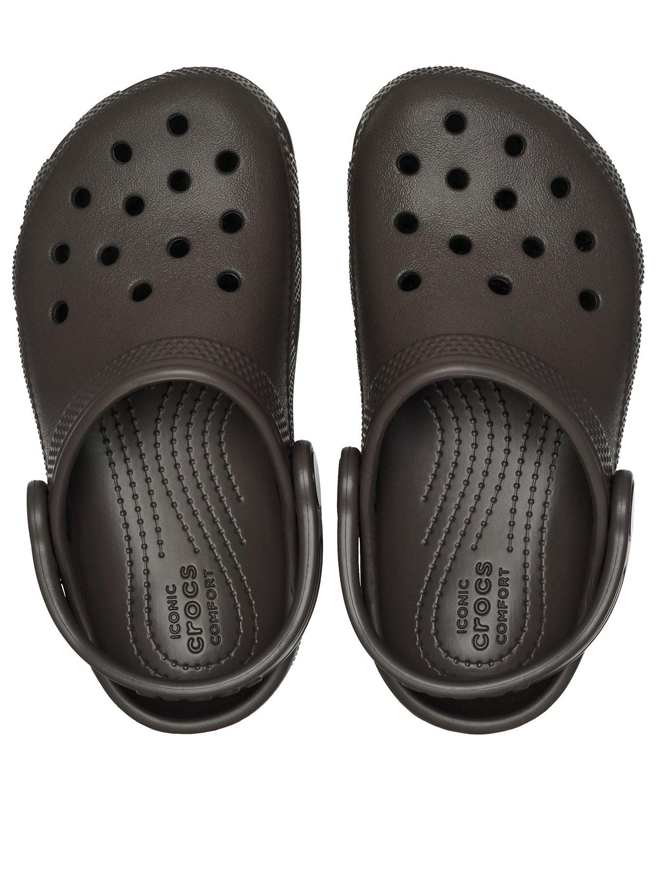 Image 3 of 6 of Crocs Kids Classic Clogs - Brown