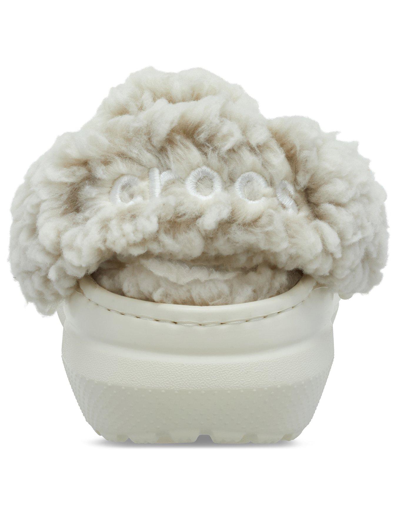 Image 3 of 6 of Crocs Kids Classic Fleece Lined Clog - Summit White