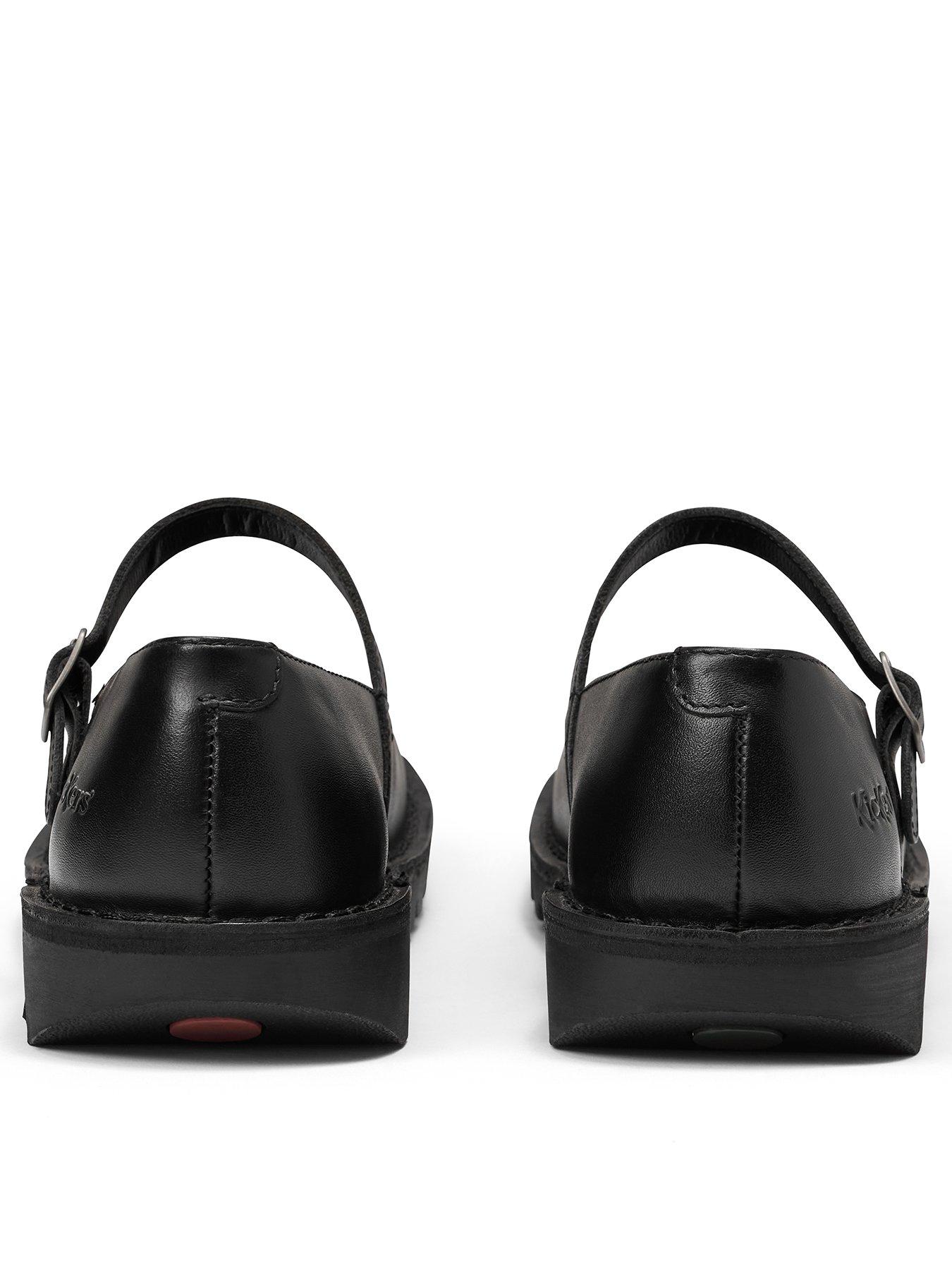 Image 3 of 6 of Kickers Kick Mary-jane Leather Shoe - Black