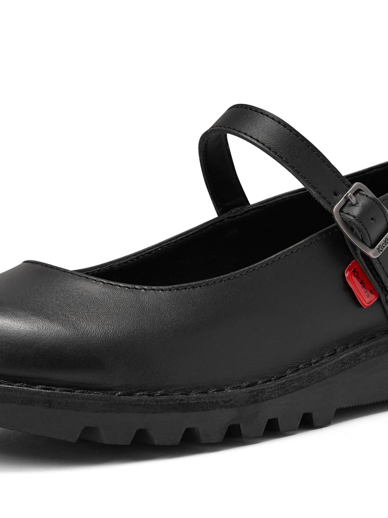 Image 6 of 6 of Kickers Kick Mary-jane Leather Shoe - Black
