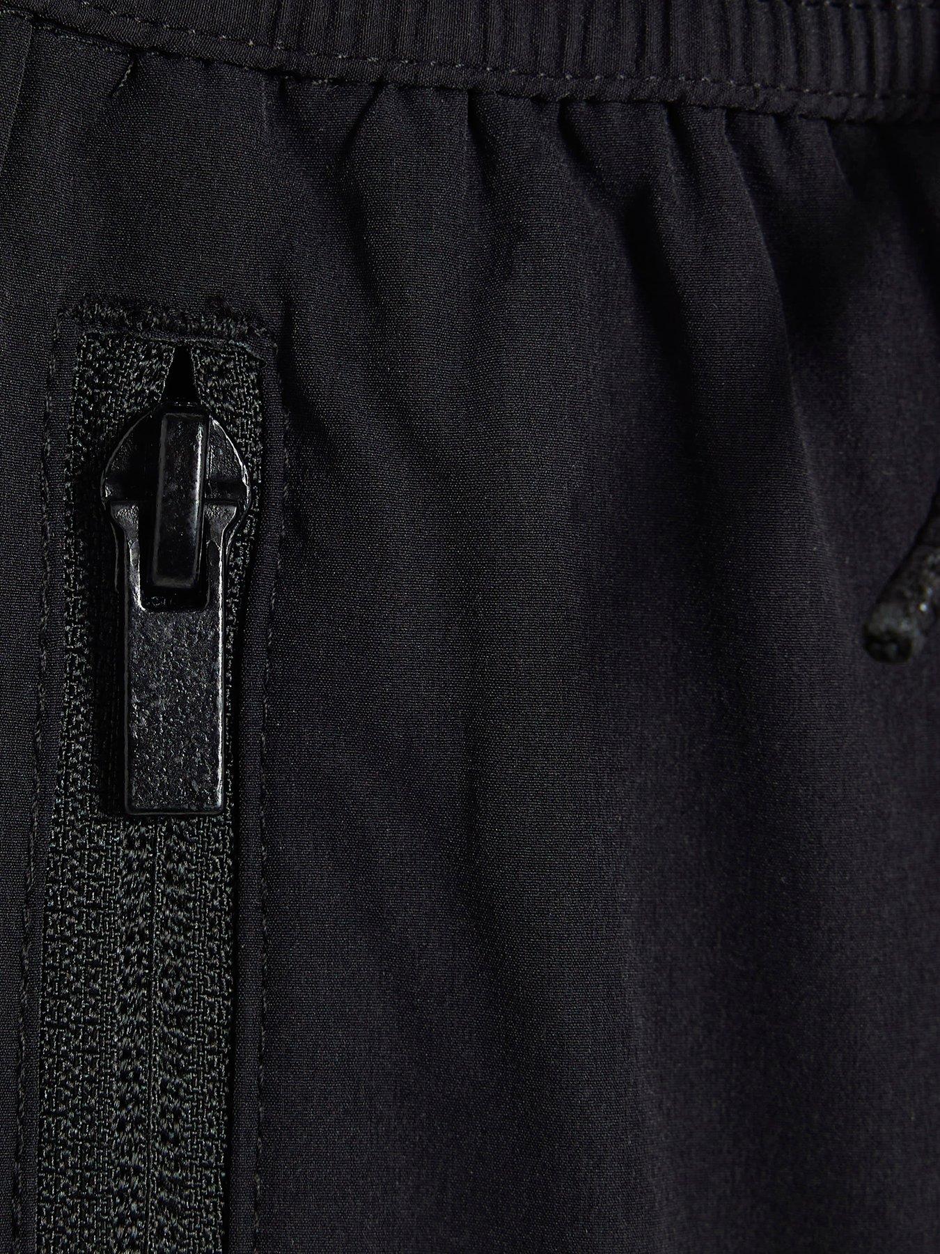 Image 4 of 4 of River Island Mini Boys Tech Pocket Cargo Trousers - Black