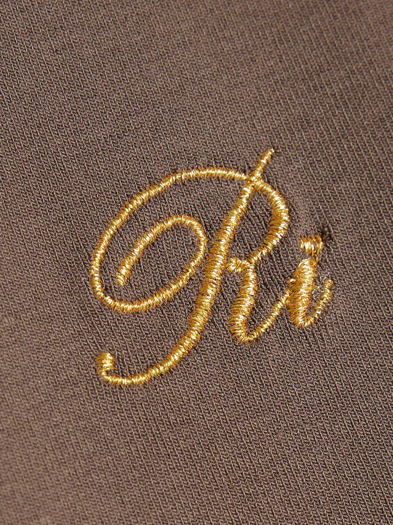 Image 3 of 4 of River Island Girls Soft Touch Stretch Button Through Cardigan - Brown