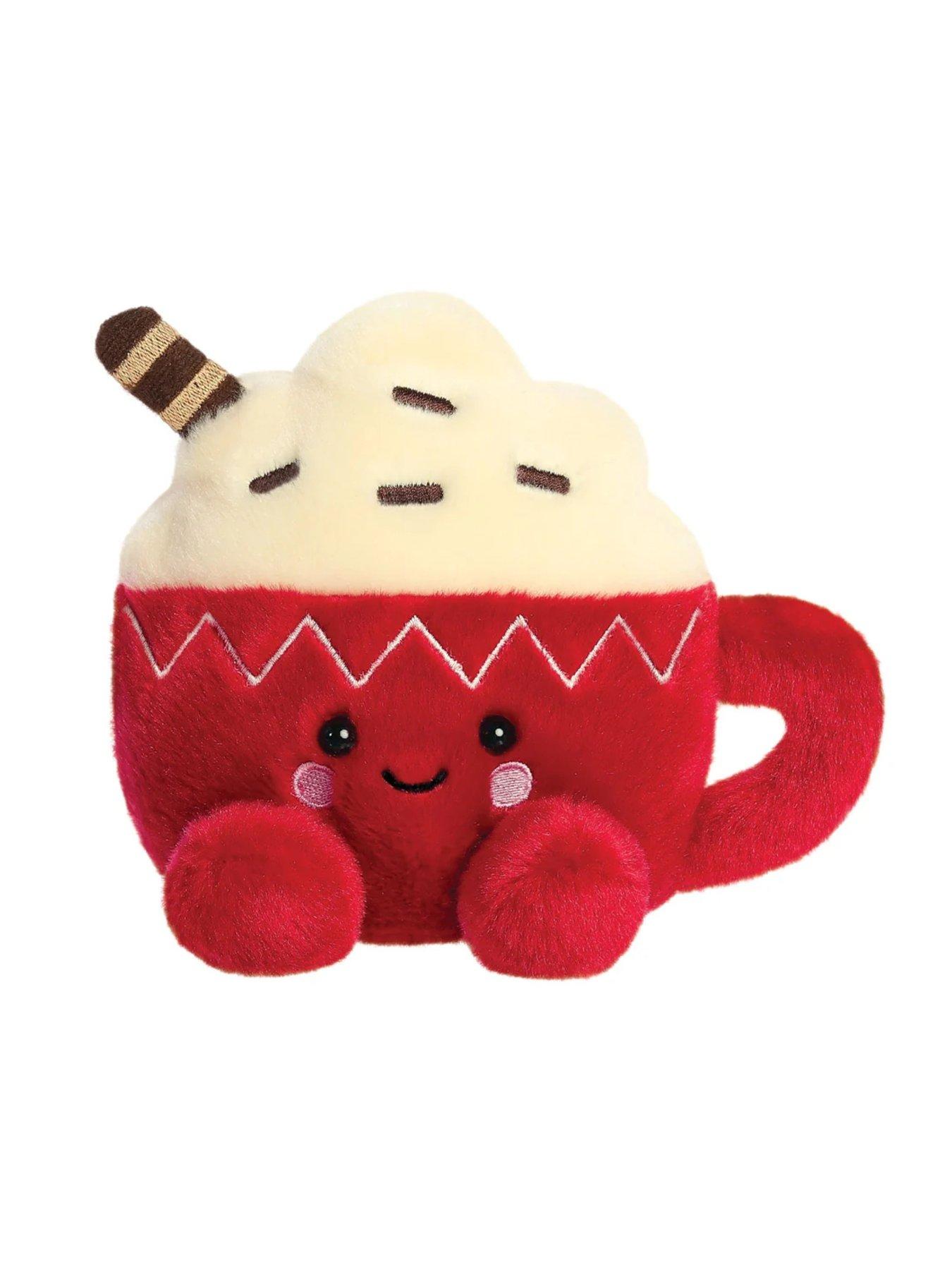 Image 3 of 3 of AURORA Palm-Sized Cocoa &amp; Snowman Soft Toy Set