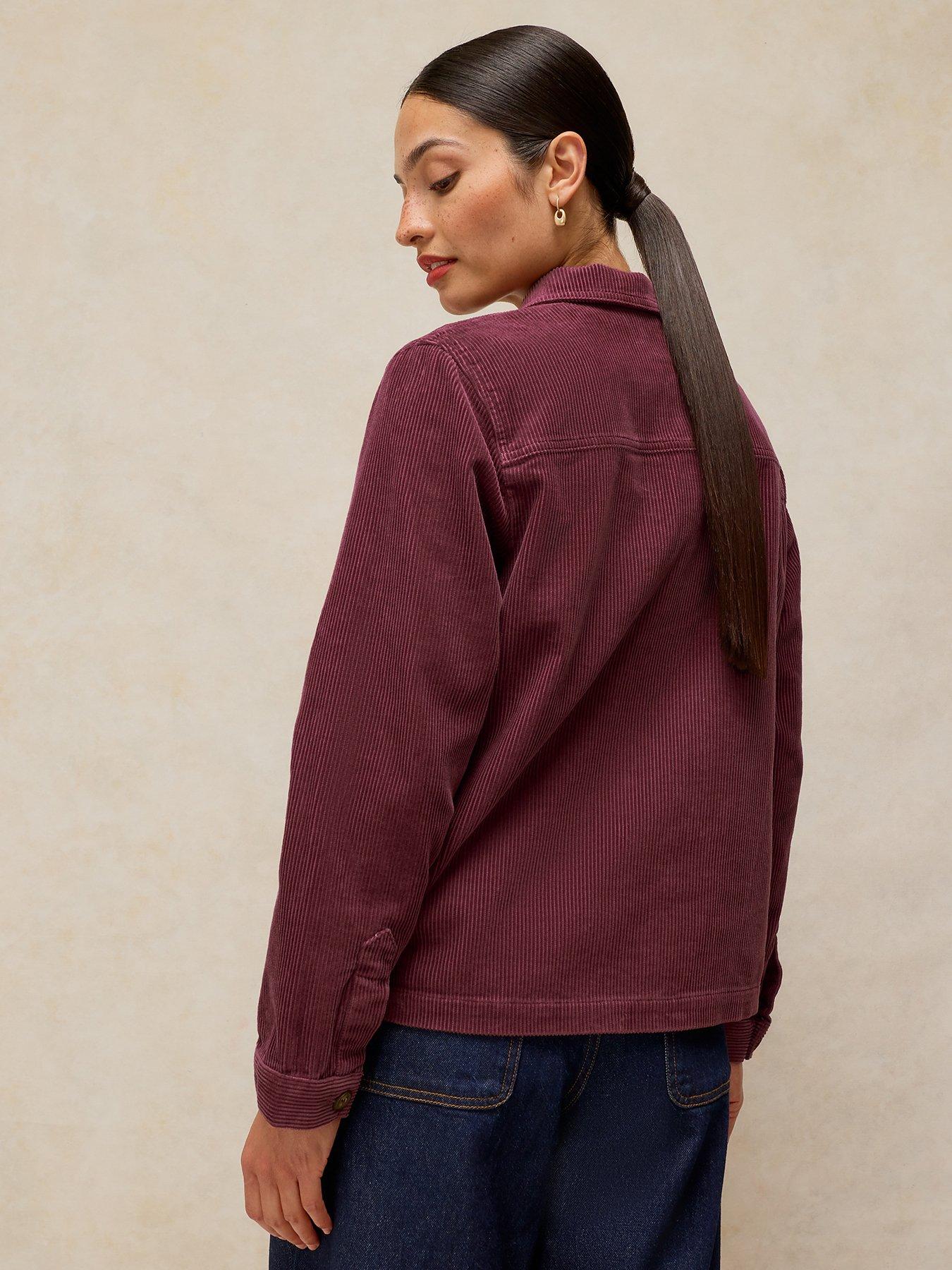 Image 2 of 6 of White Stuff Carrie Cord Jacket - Pink