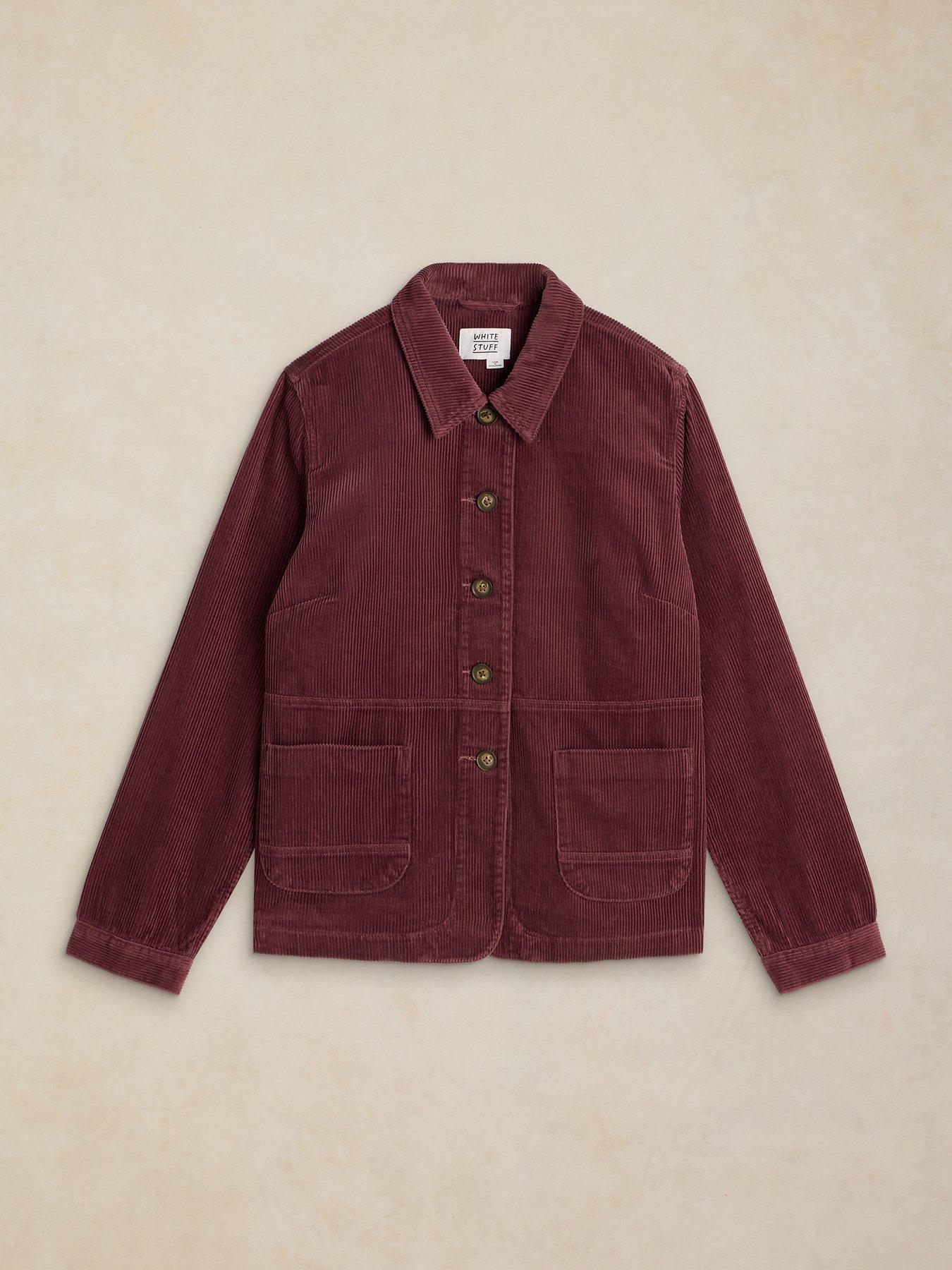 Image 5 of 6 of White Stuff Carrie Cord Jacket - Pink
