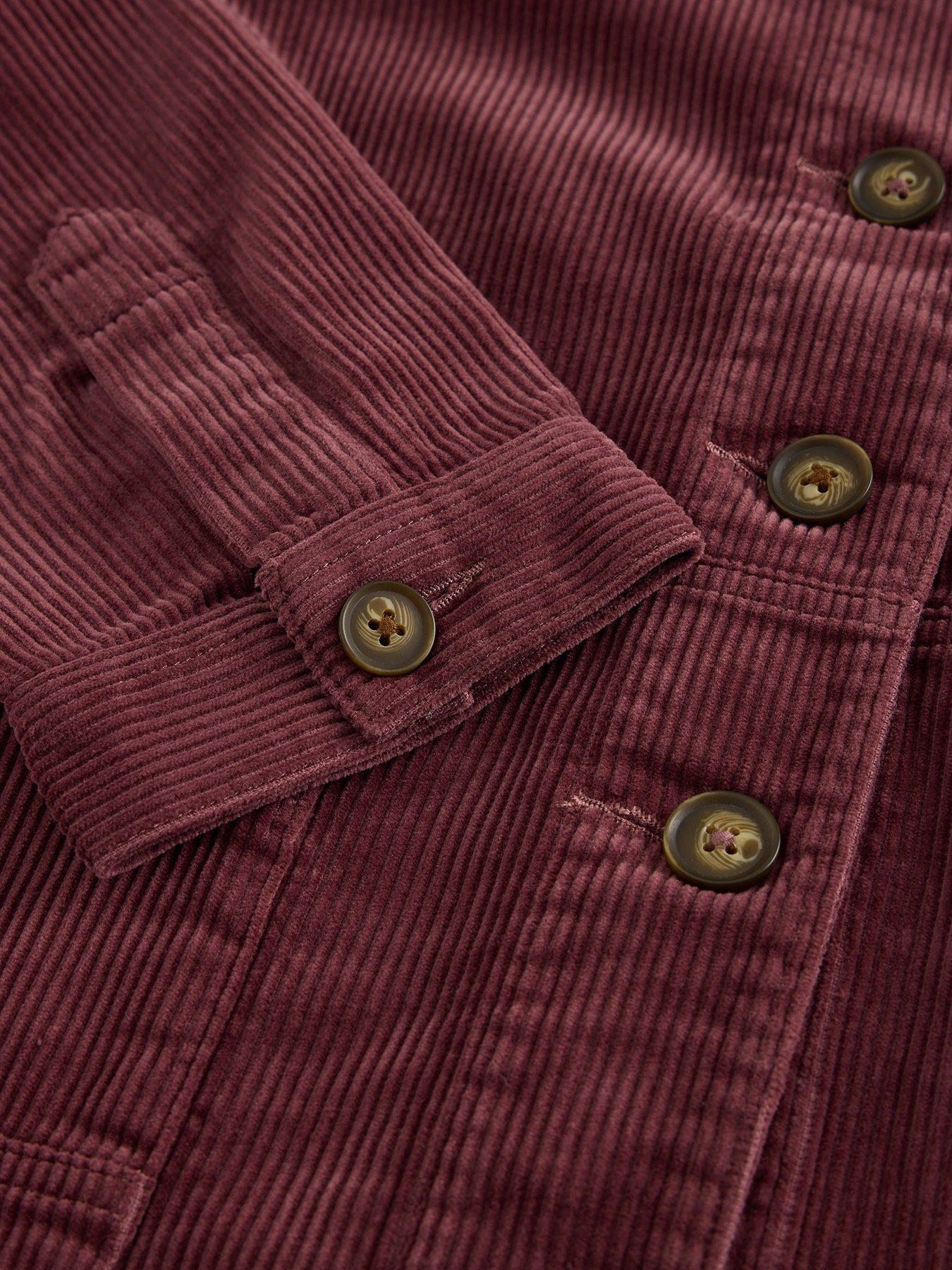 Image 6 of 6 of White Stuff Carrie Cord Jacket - Pink