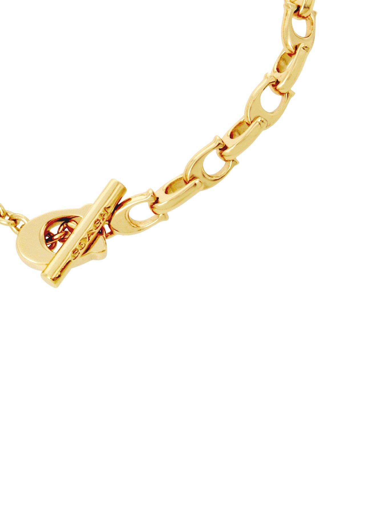Image 2 of 3 of COACH Link C Chain Flex Bracelet