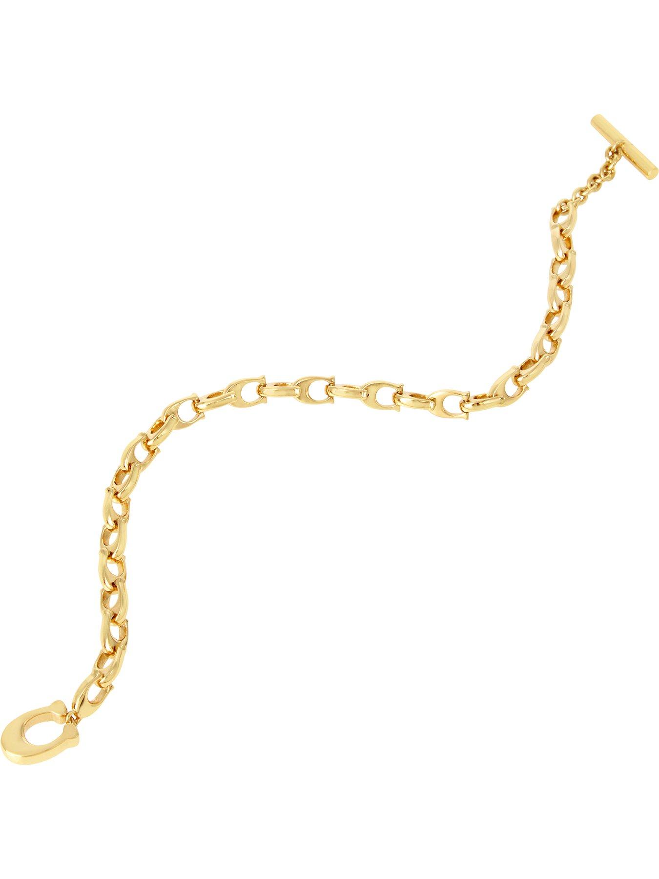 Image 3 of 3 of COACH Link C Chain Flex Bracelet