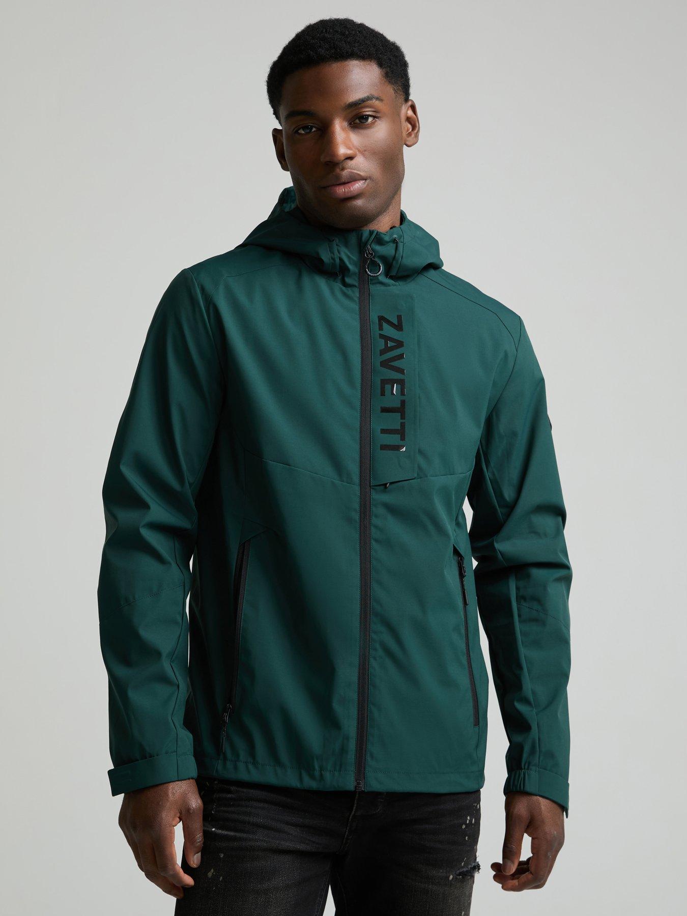 Zavetti Canada Bennicci Woven Windbreaker Lightweight Jacket - Black