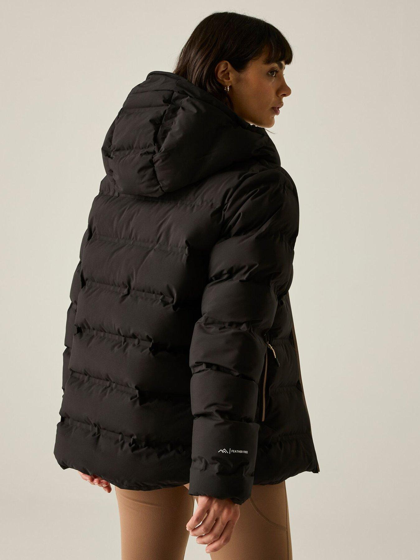 Image 2 of 7 of Regatta Womens Altoro Thermal Waterproof Hooded Quilted Jacket - Black