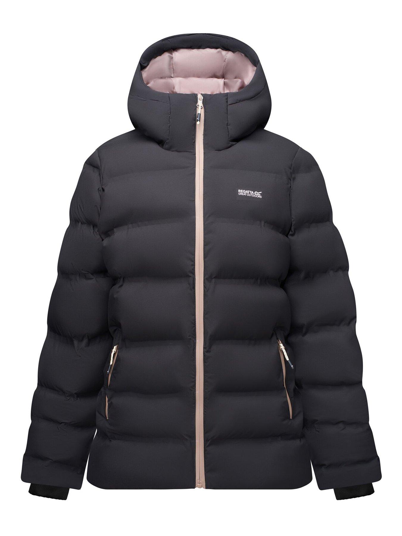 Image 7 of 7 of Regatta Womens Altoro Thermal Waterproof Hooded Quilted Jacket - Black