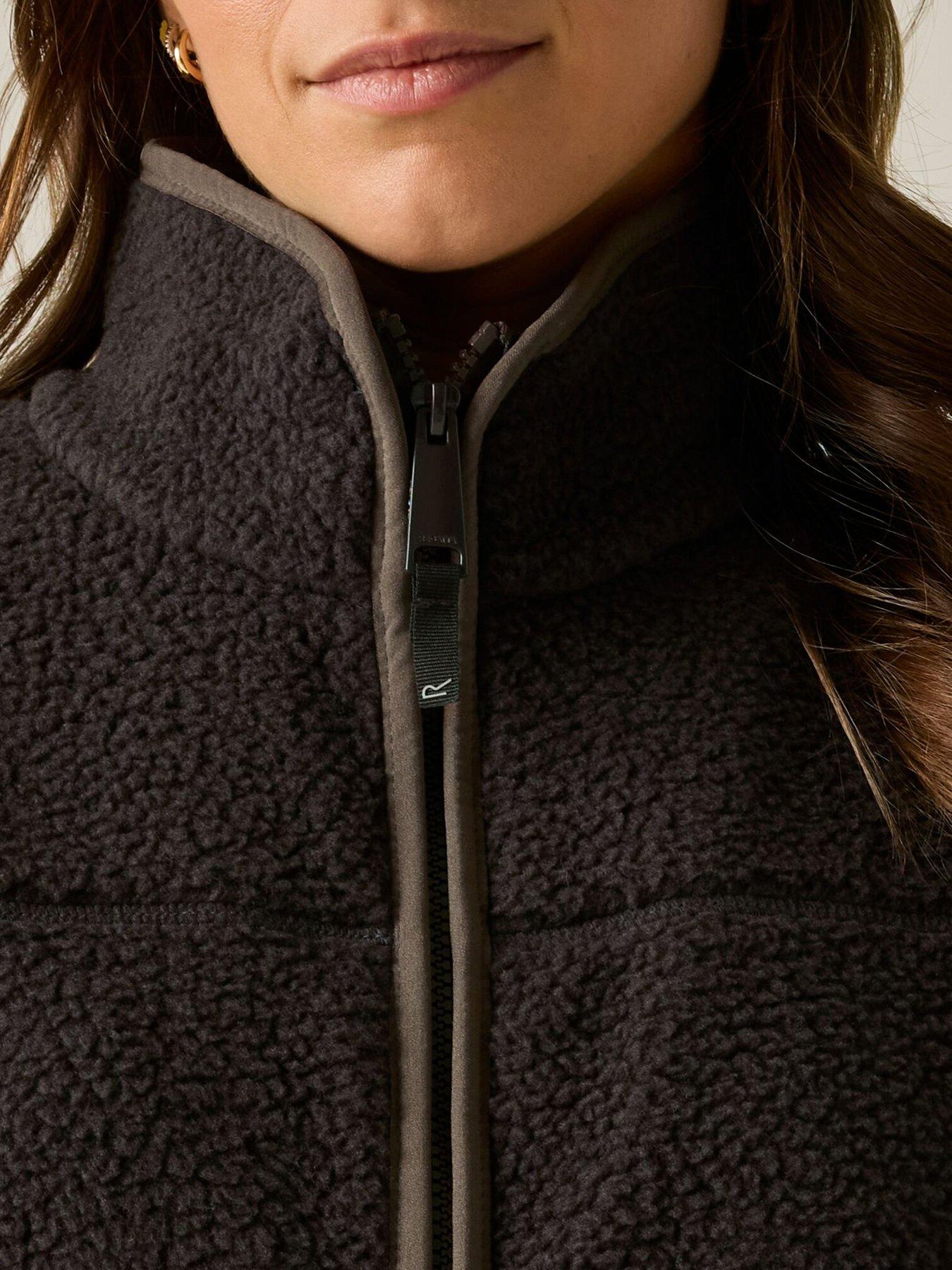 Image 5 of 7 of Regatta Womens Frankie Borg Sleeveless Zip Bodywarmer Gilet - Brown