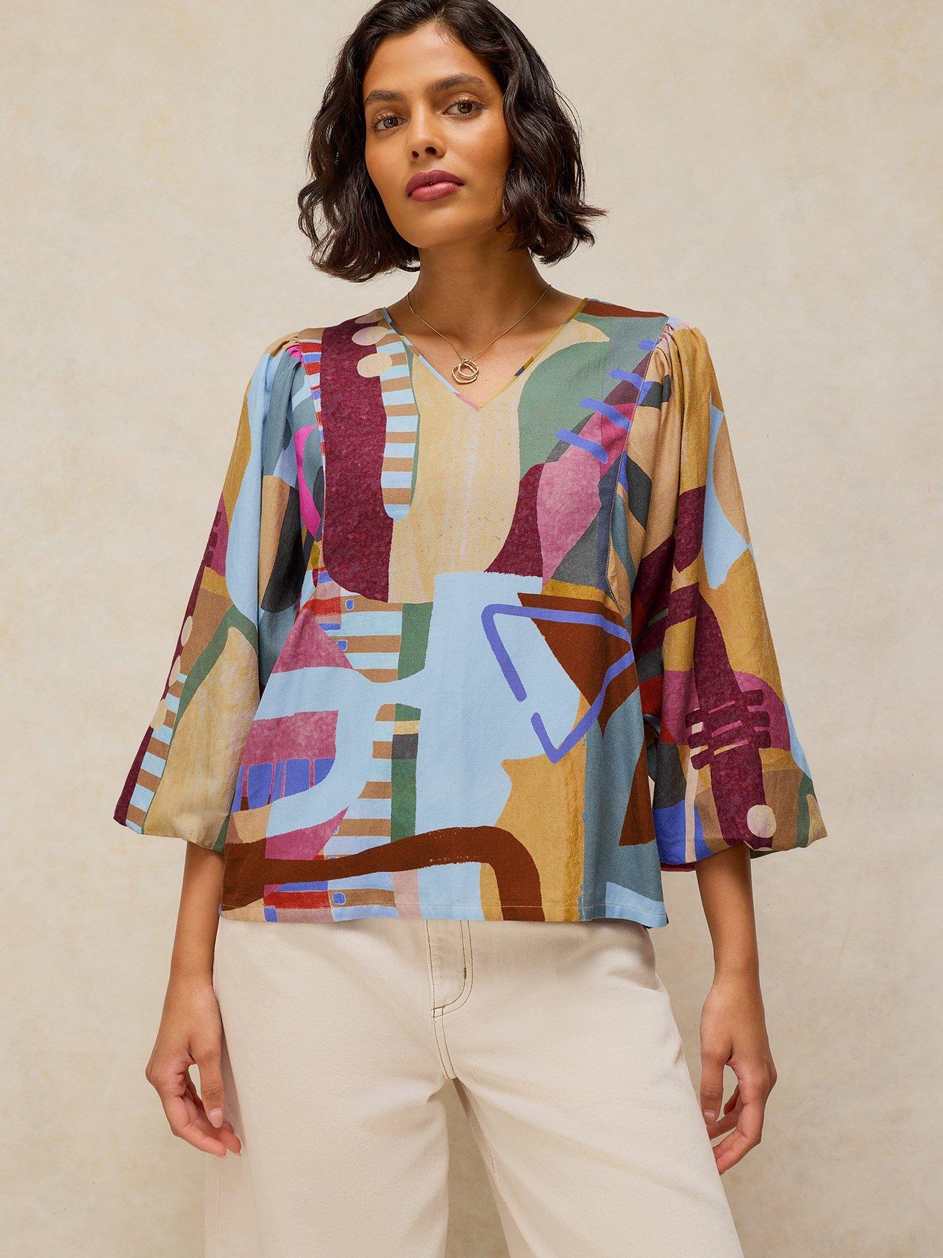 Image 1 of 6 of White Stuff Matilda Top - Multi