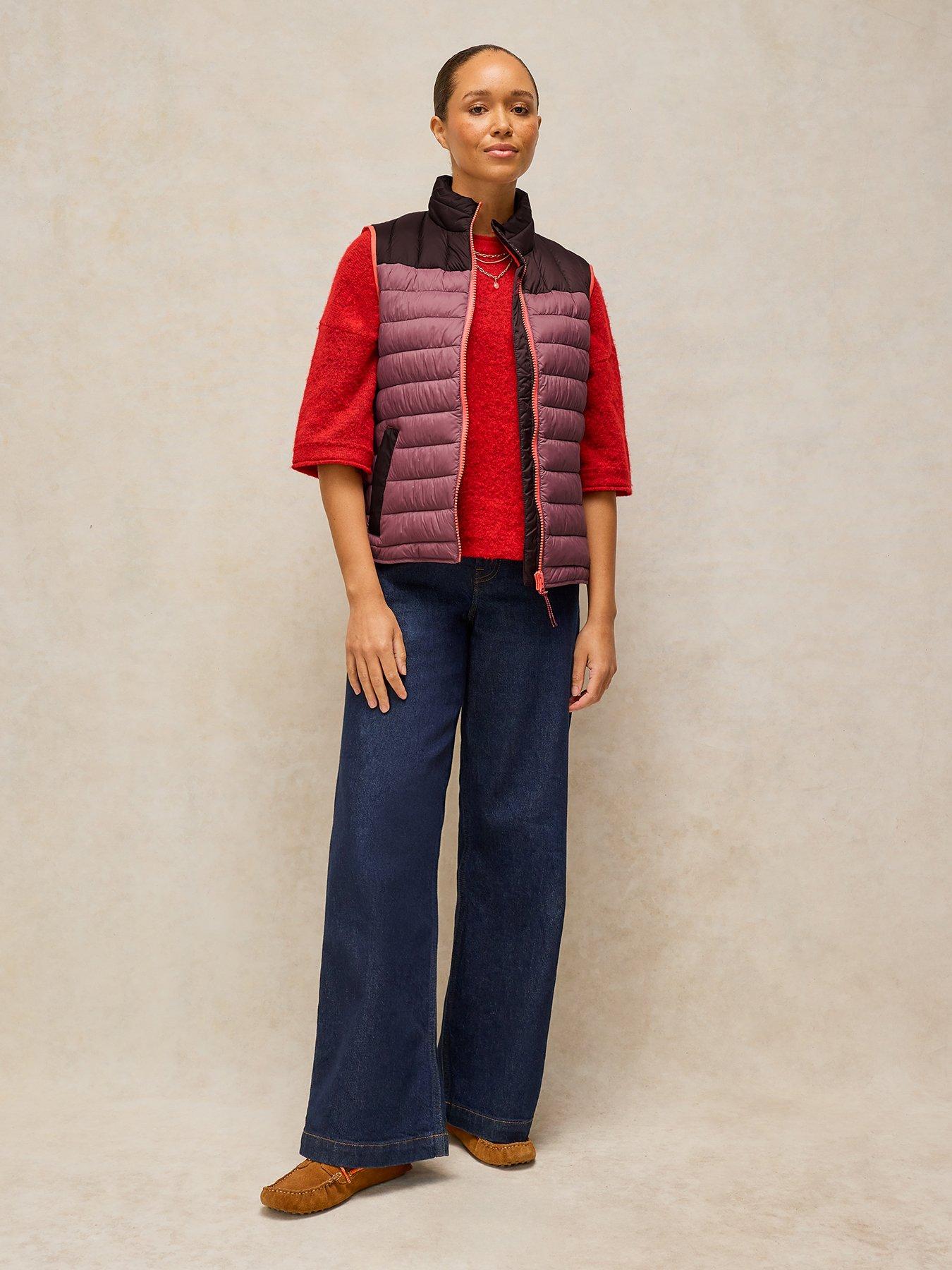 Image 3 of 5 of White Stuff Womens Rhea Quilted Gilet - Pink