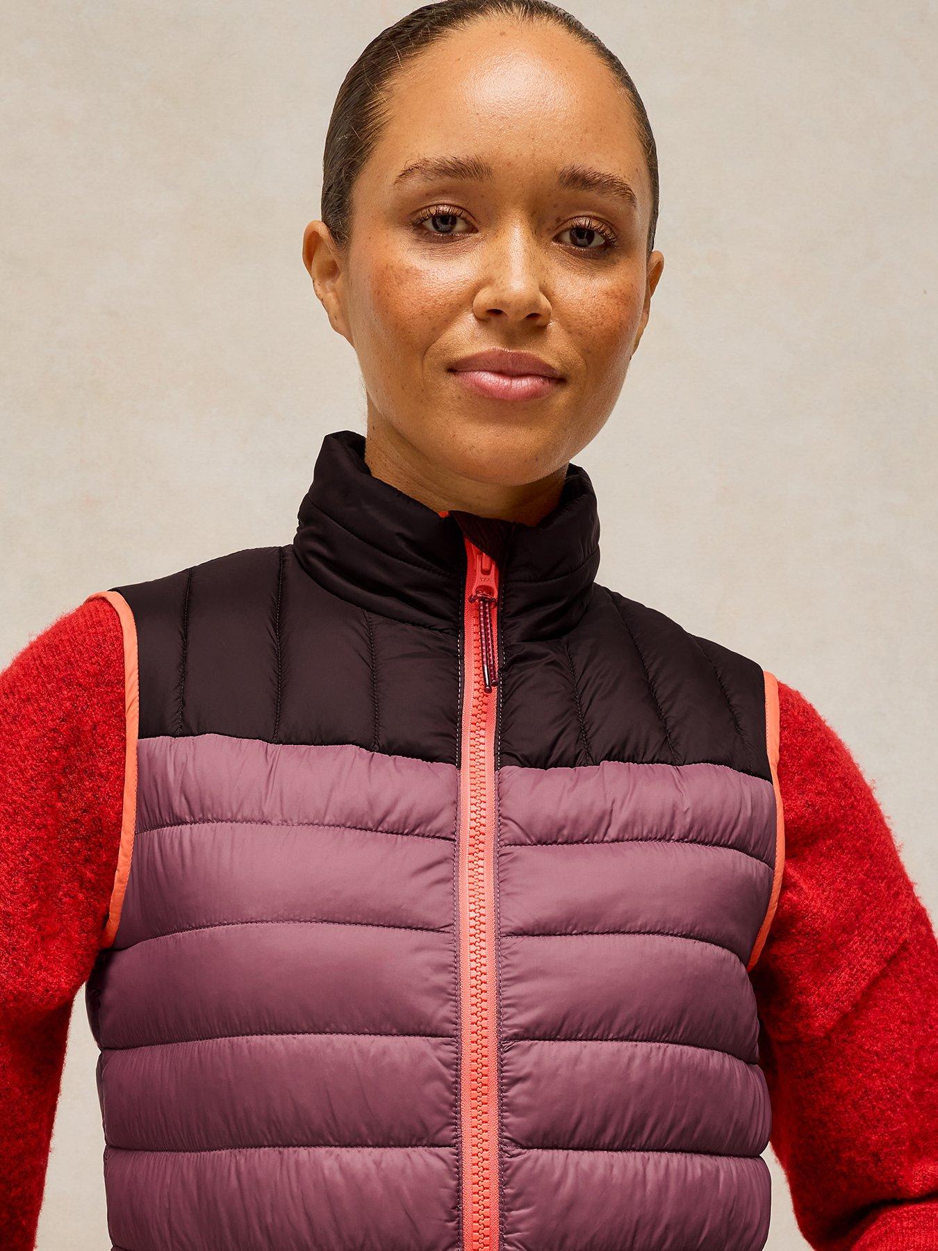 Image 4 of 5 of White Stuff Womens Rhea Quilted Gilet - Pink