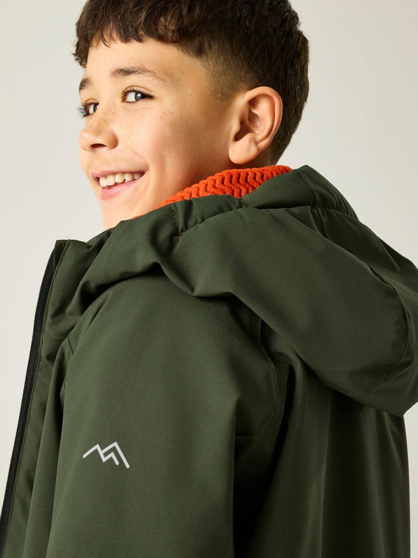 Image 5 of 7 of Regatta Kids Hillain Waterproof Warm Lined Insulated Jacket - Khaki